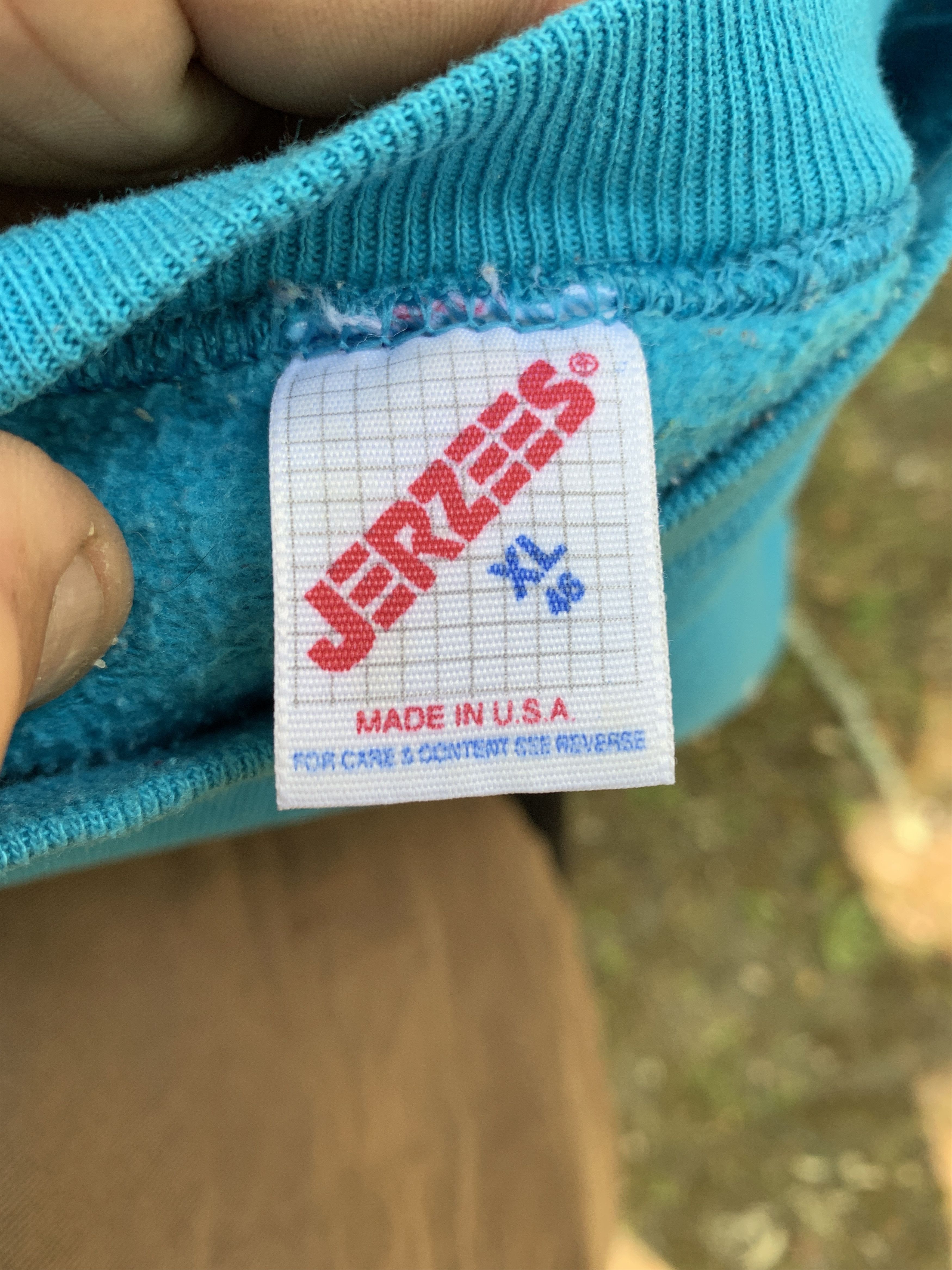Jerzees Teal crewneck Print Children’s hospital Pennsylvania Size US XL / EU 56 / 4 - 4 Thumbnail