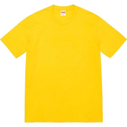 Supreme Tonal Box Logo Tee - Supreme Shirt Medium Yellow Size US M / EU 48-50 / 2 - 3 Thumbnail