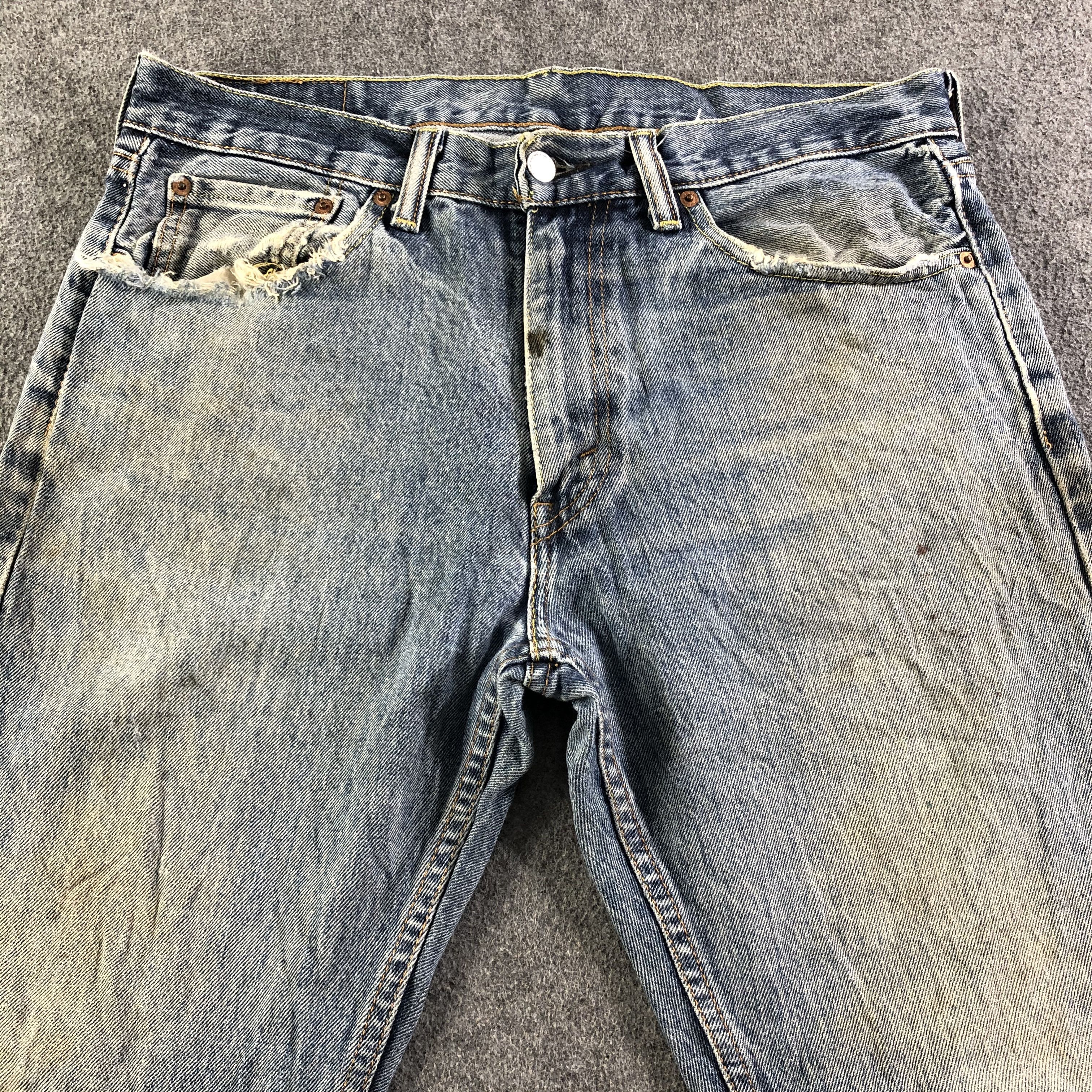 Levi's Vintage Levis 505 Jeans-J3374 Size US 35 - 3 Thumbnail