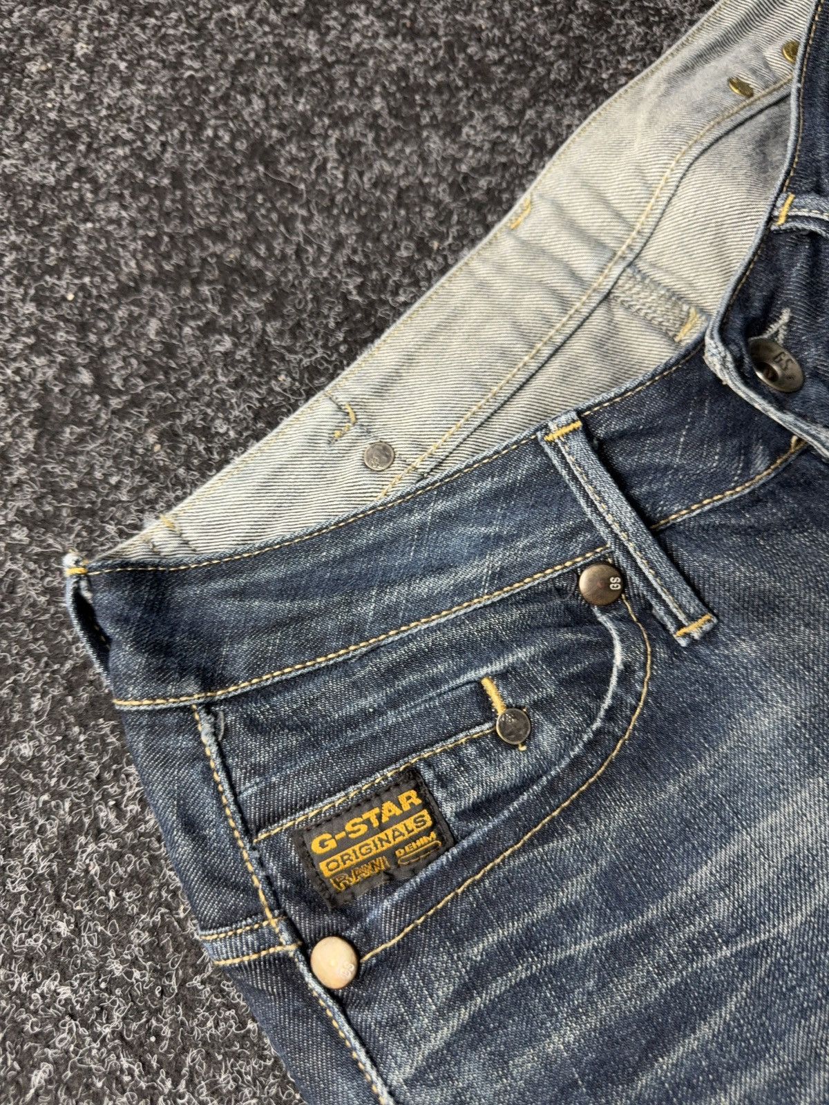 G-Star Retro Y2K 00s G-Star RAW l Vintage Distressed Denim Jeans Size 28" / US 6 / IT 42 - 9 Thumbnail
