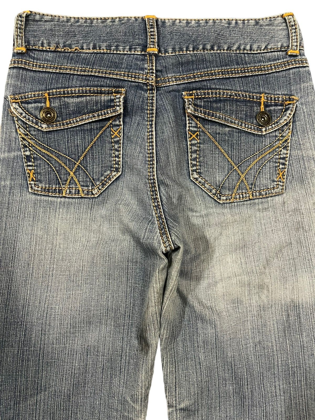 Hysteric Glamour Vintage Japanese Brand Blue Wash Style Bootcut Jeans Size US 28 / EU 44 - 4 Thumbnail