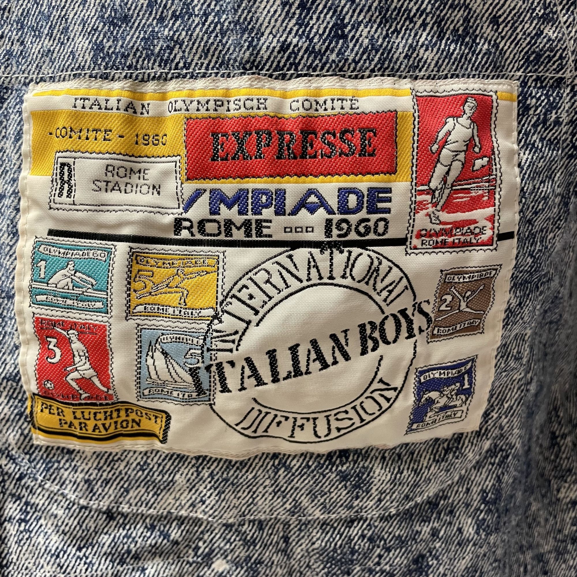 Other Vtg Italian Boys Aldo Gianne STONE WASH Streetwear Shirt Size US S / EU 44-46 / 1 - 4 Thumbnail
