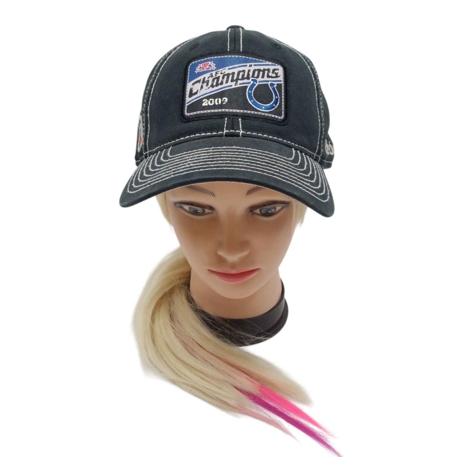 Reebok NFL Colts AFC Champions 2009 Cap Hat Flexfit Reebok Size ONE SIZE - 1 Thumbnail