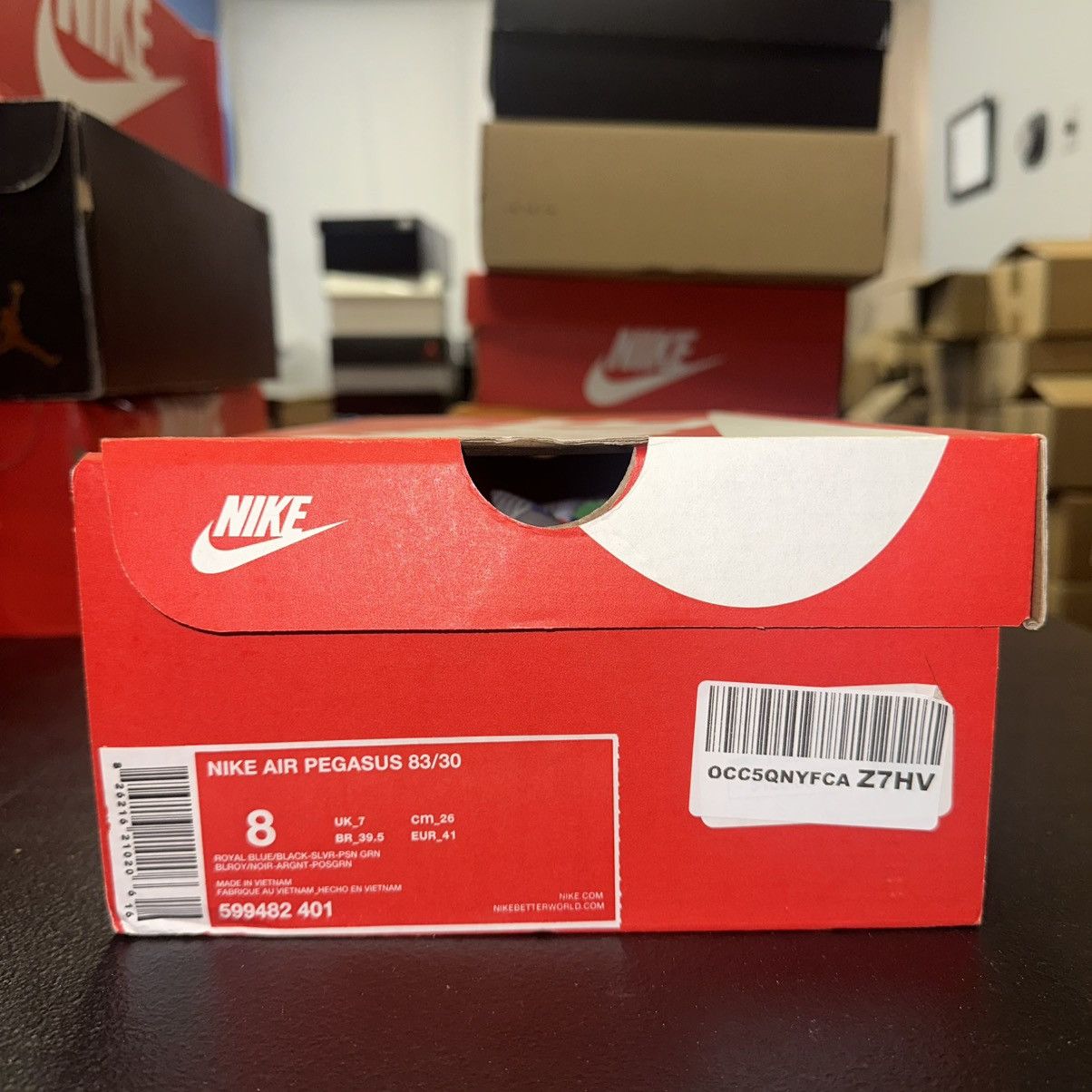 Nike Size 8 - Nike Air Pegasus 83/30 599482-401 Royal Blue Green Size US 8 / EU 41 - 7 Thumbnail