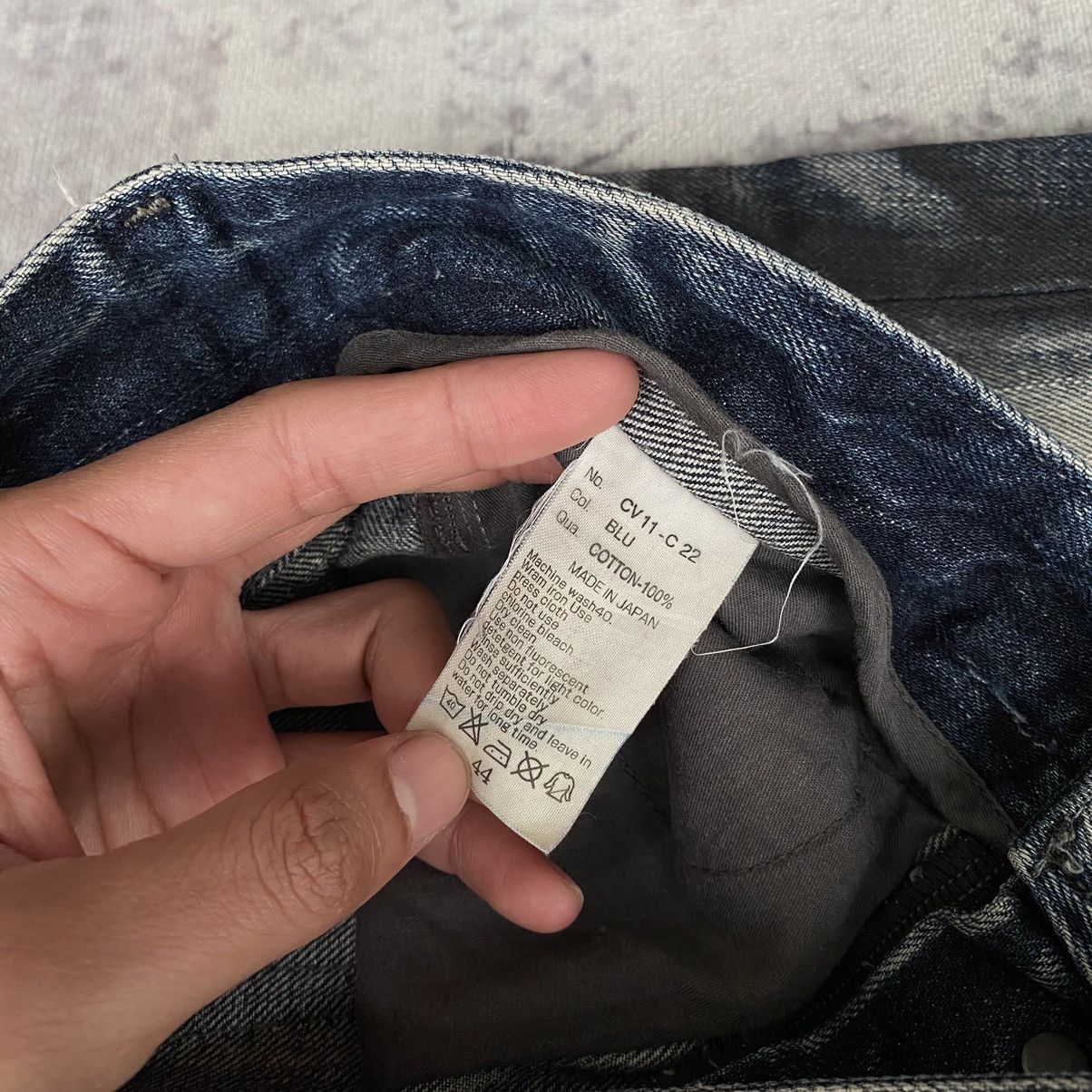 CIVARIZE Civarize Flare Black Wax Denim Jeans Size US 31 - 9 Thumbnail