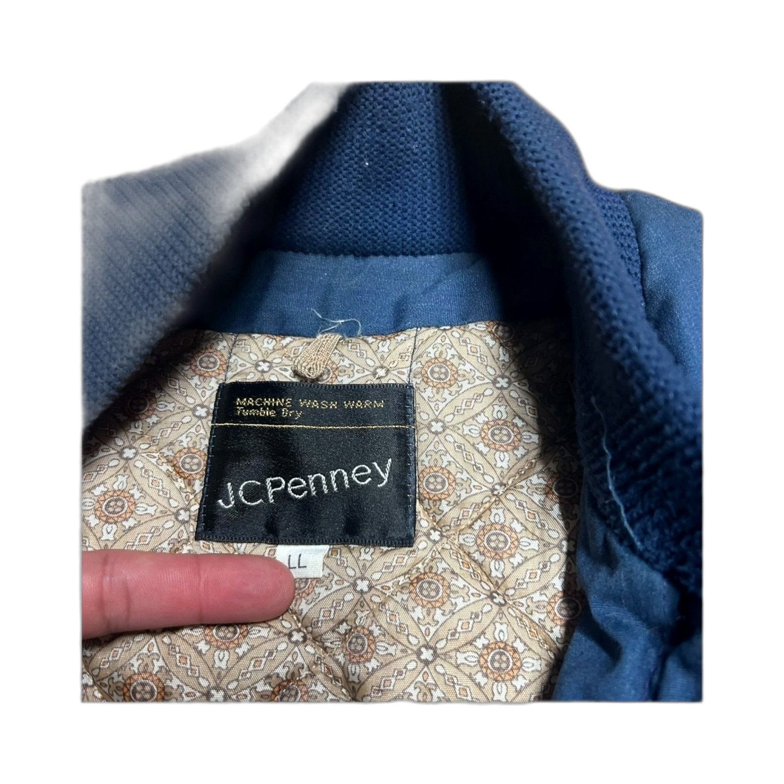 Vintage Vintage JC Pennys Jacket Semi Quilted Insulation Bomber Jack Size US L / EU 52-54 / 3 - 3 Thumbnail