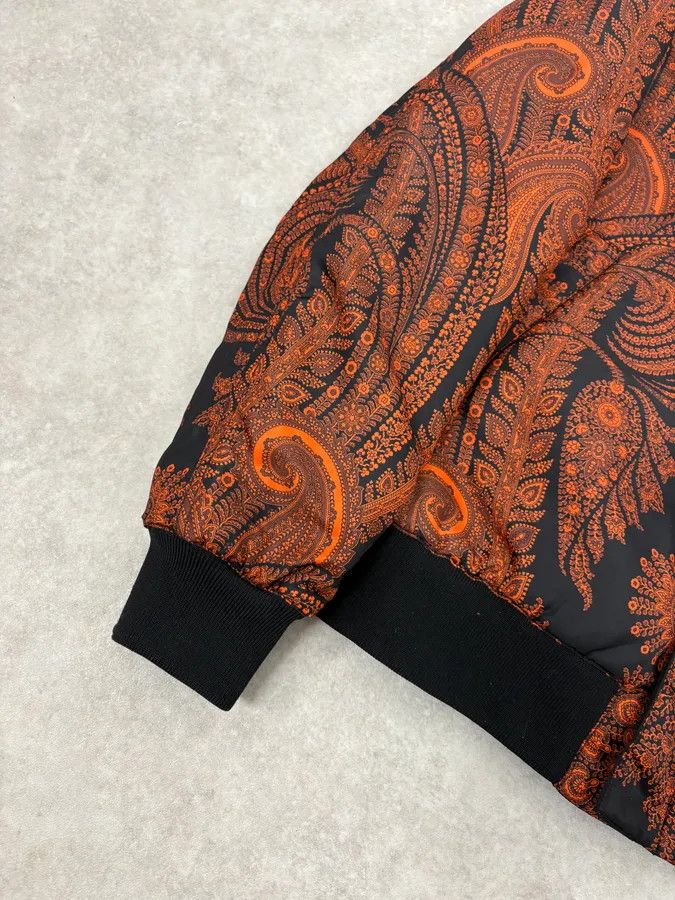 Givenchy Givenchy Reversible Presley Black & Orange Nylon Bomber Jacket by Riccardo Tisci Size US M / EU 48-50 / 2 - 10 Thumbnail
