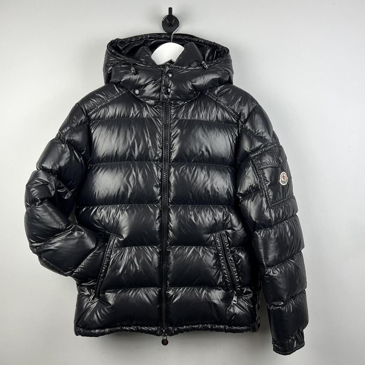 Pre-owned Moncler Maya Puffer Jacket In Black | ModeSens