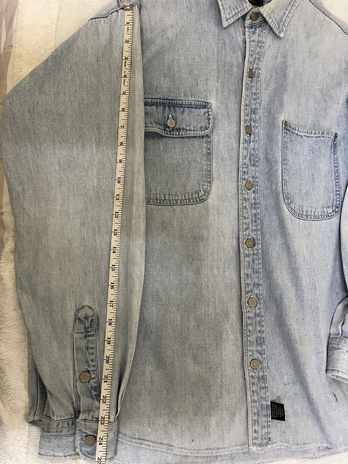 RRL Ralph Lauren RRL Ralph Lauren Denim Shirt Size US L / EU 52-54 / 3 - 24 Thumbnail