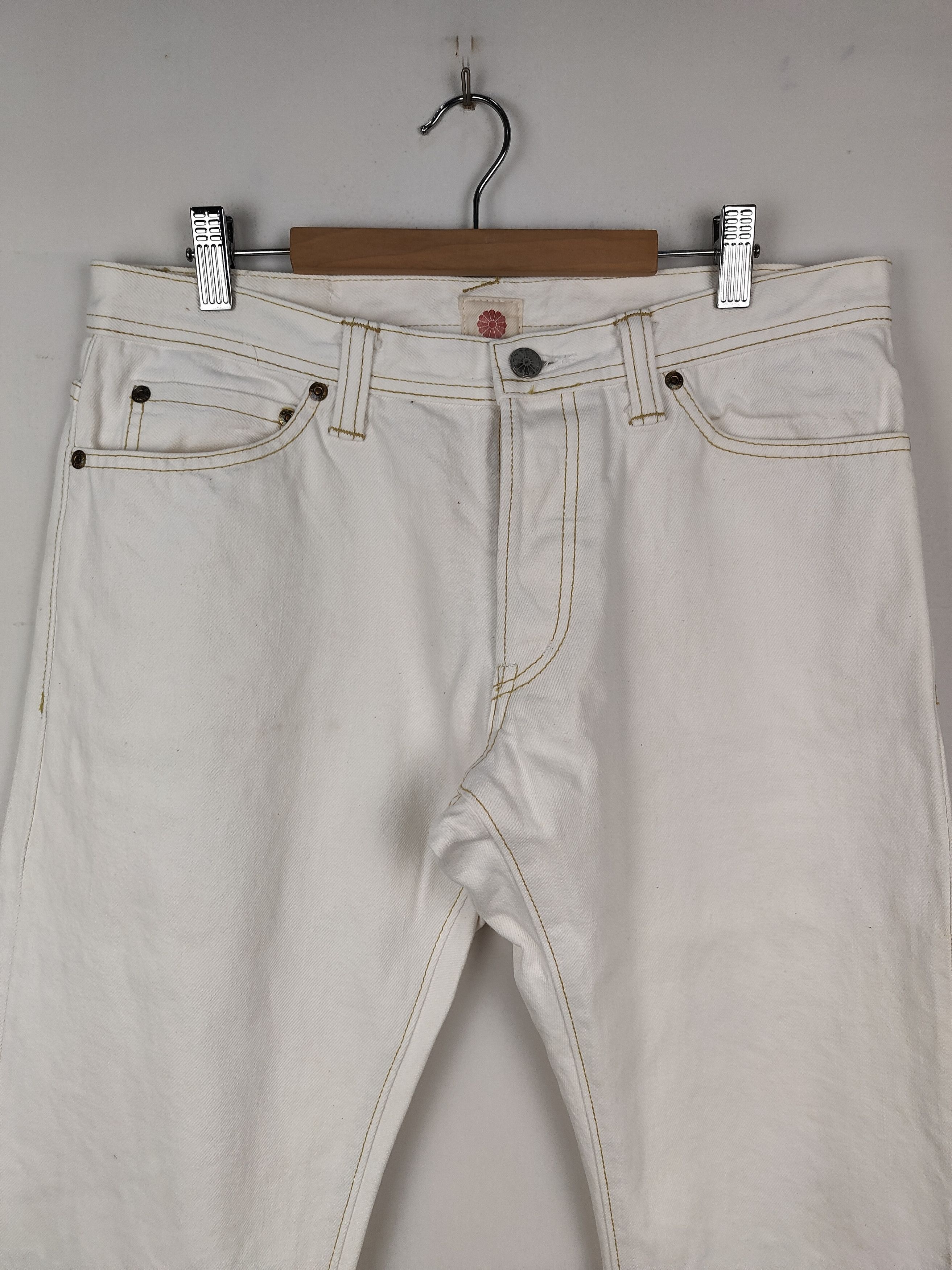 Japanese Brand Somet by Taisai Selvedge Denim Pant Size US 32 / EU 48 - 2 Thumbnail