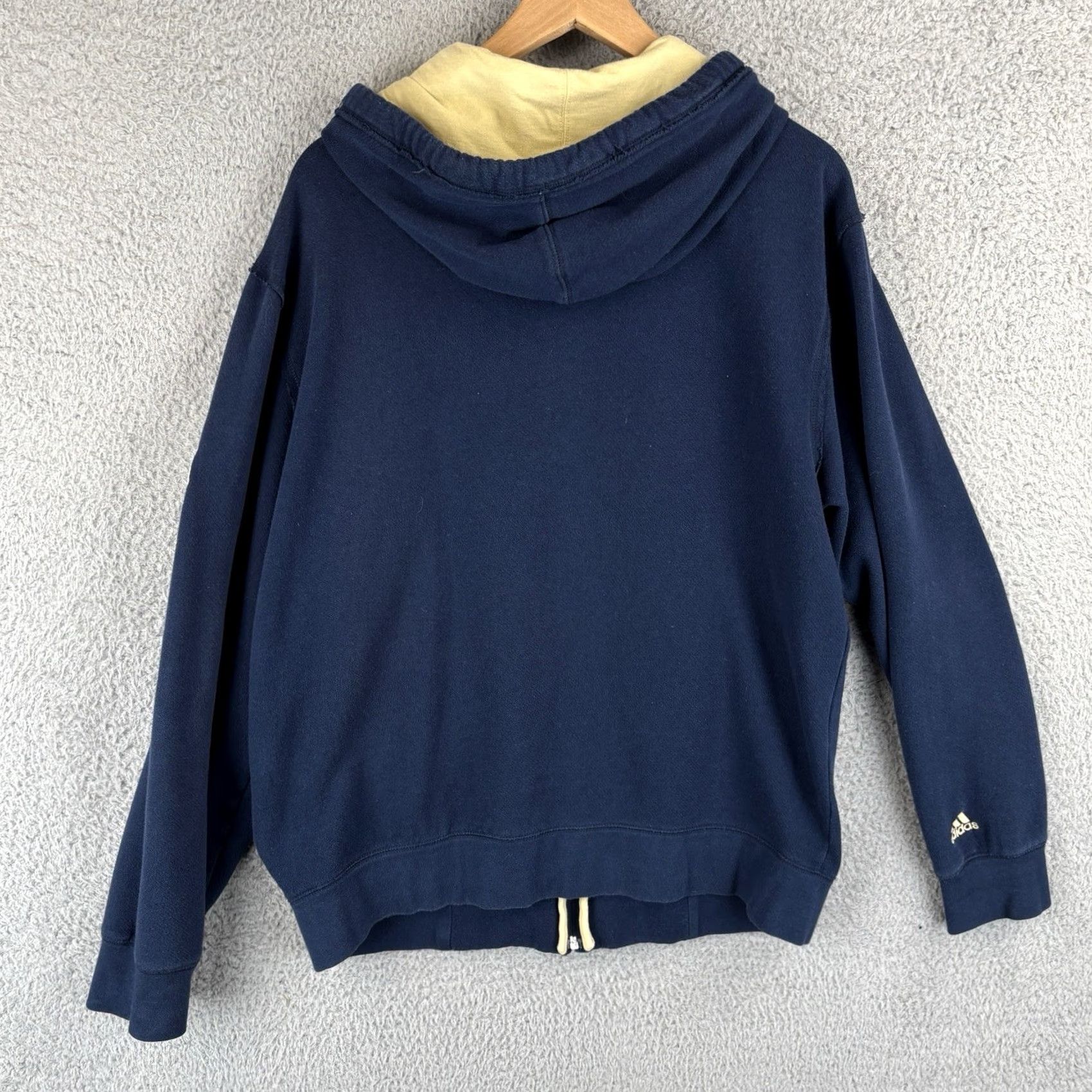 Adidas VINTAGE adidas Notre Dame Hoodie Men’s M Navy Full Zip Sweatshirt Fighting Irish Crew Neck Size US M / EU 48-50 / 2 - 3 Thumbnail