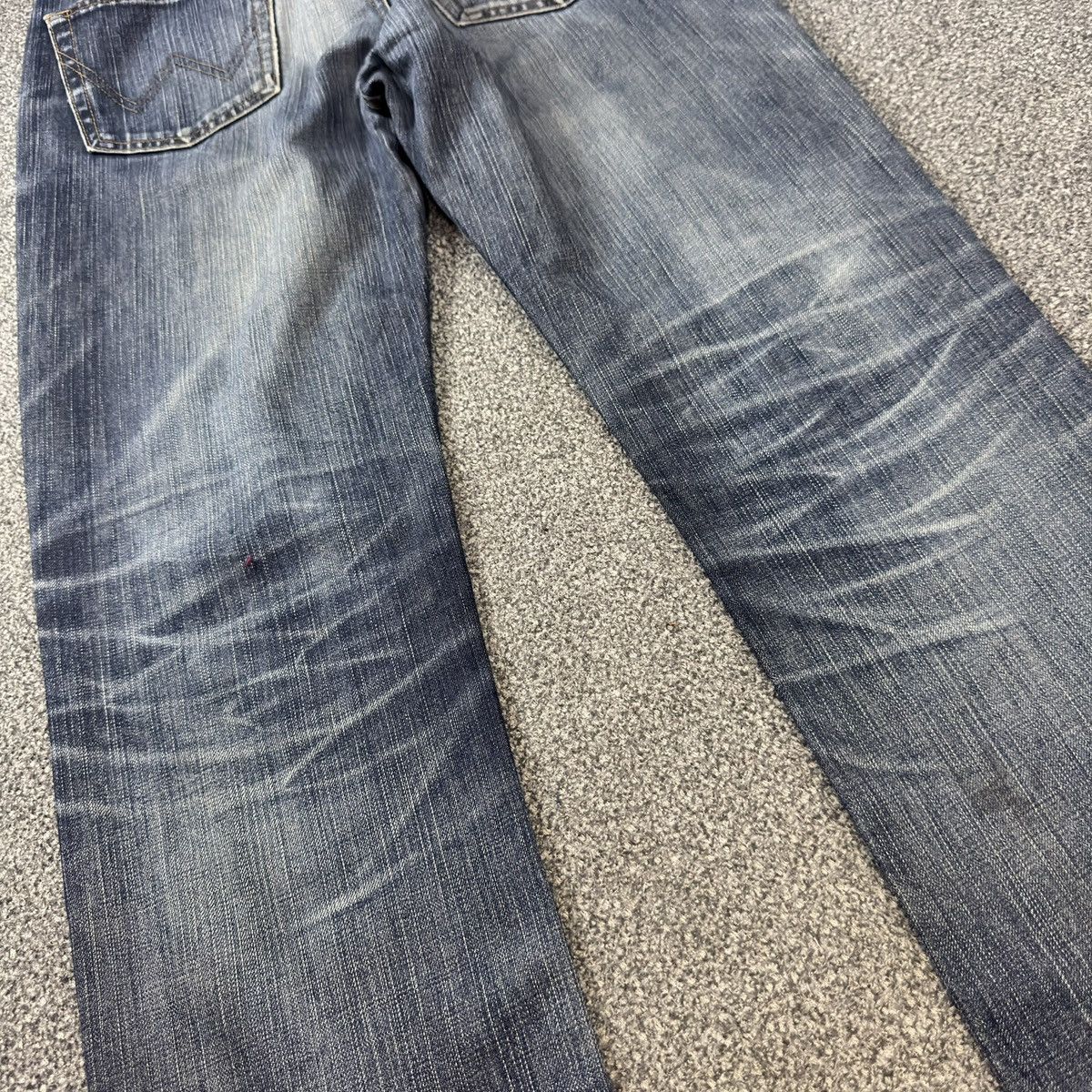 Kapital Vintage Edwin 403 Japanese Denim Distressed Fade Indigo Jean Size US 30 / EU 46 - 12 Thumbnail
