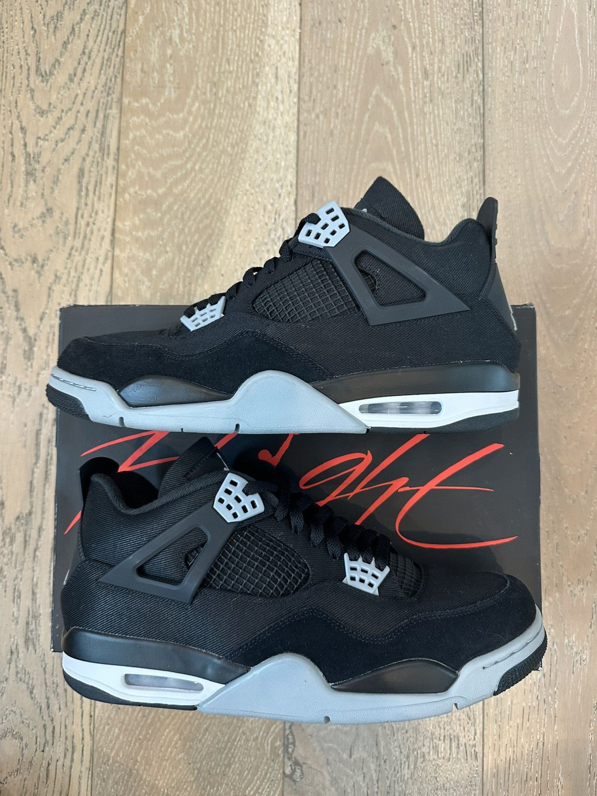 Jordan Brand Jordan 4 Retro SE Black Canvas Size US 12.5 / EU 45-46 - 4 Thumbnail