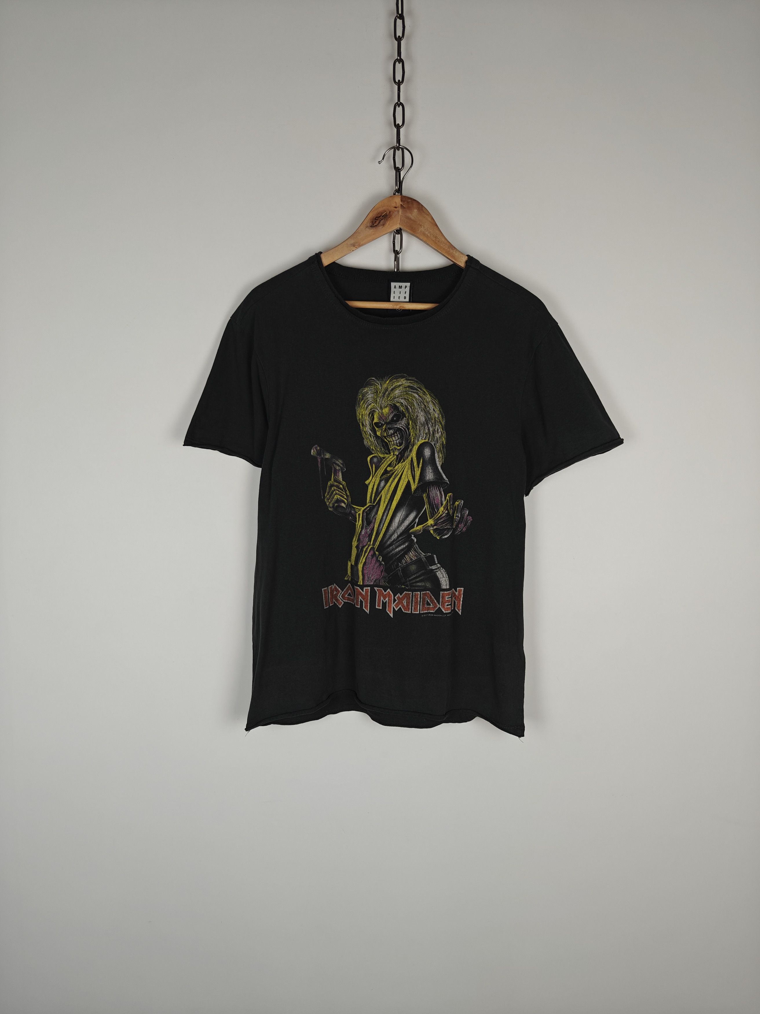 Iron Maiden Amplified Iron Maiden T-Shirt 2017 Tee Gray size L Size US L / EU 52-54 / 3 - 1 Thumbnail