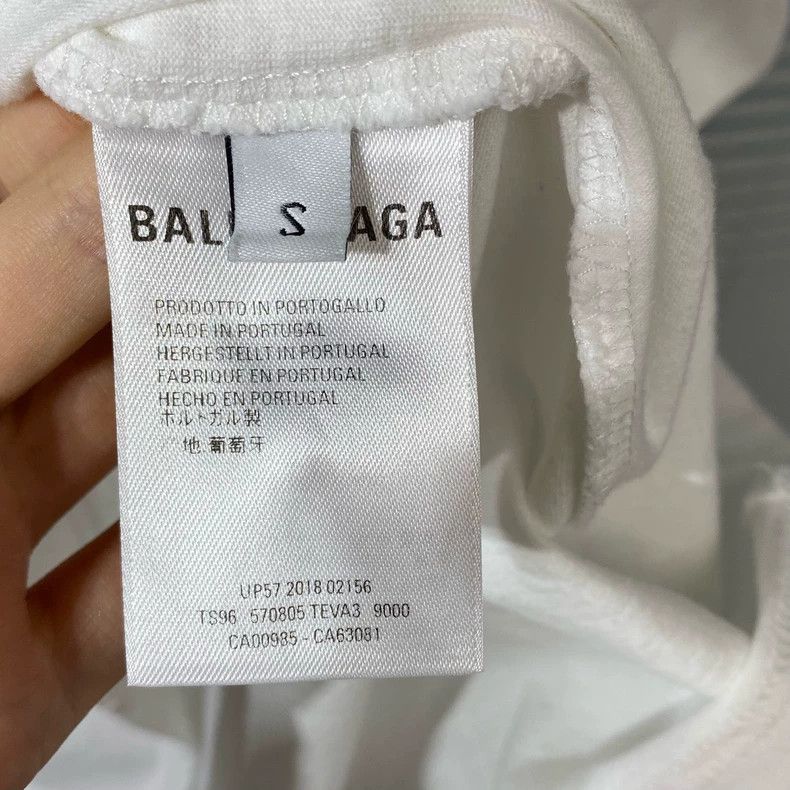 Balenciaga Balenciaga Short Sleeve T-Shirt with Oil Gauge Printed Log Size US S / EU 44-46 / 1 - 6 Thumbnail