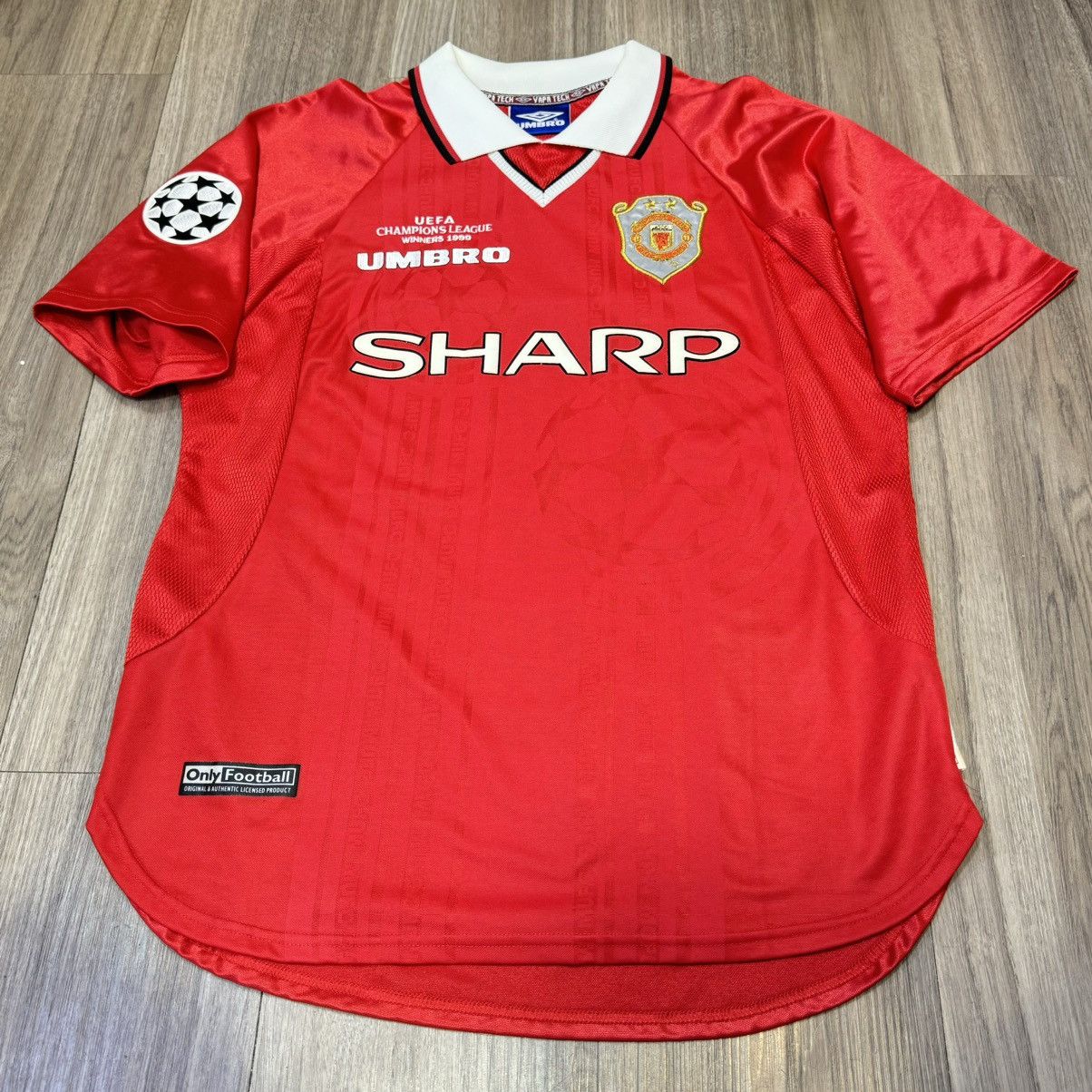 manchester united 99/00 champions league home shirt #9 Cole