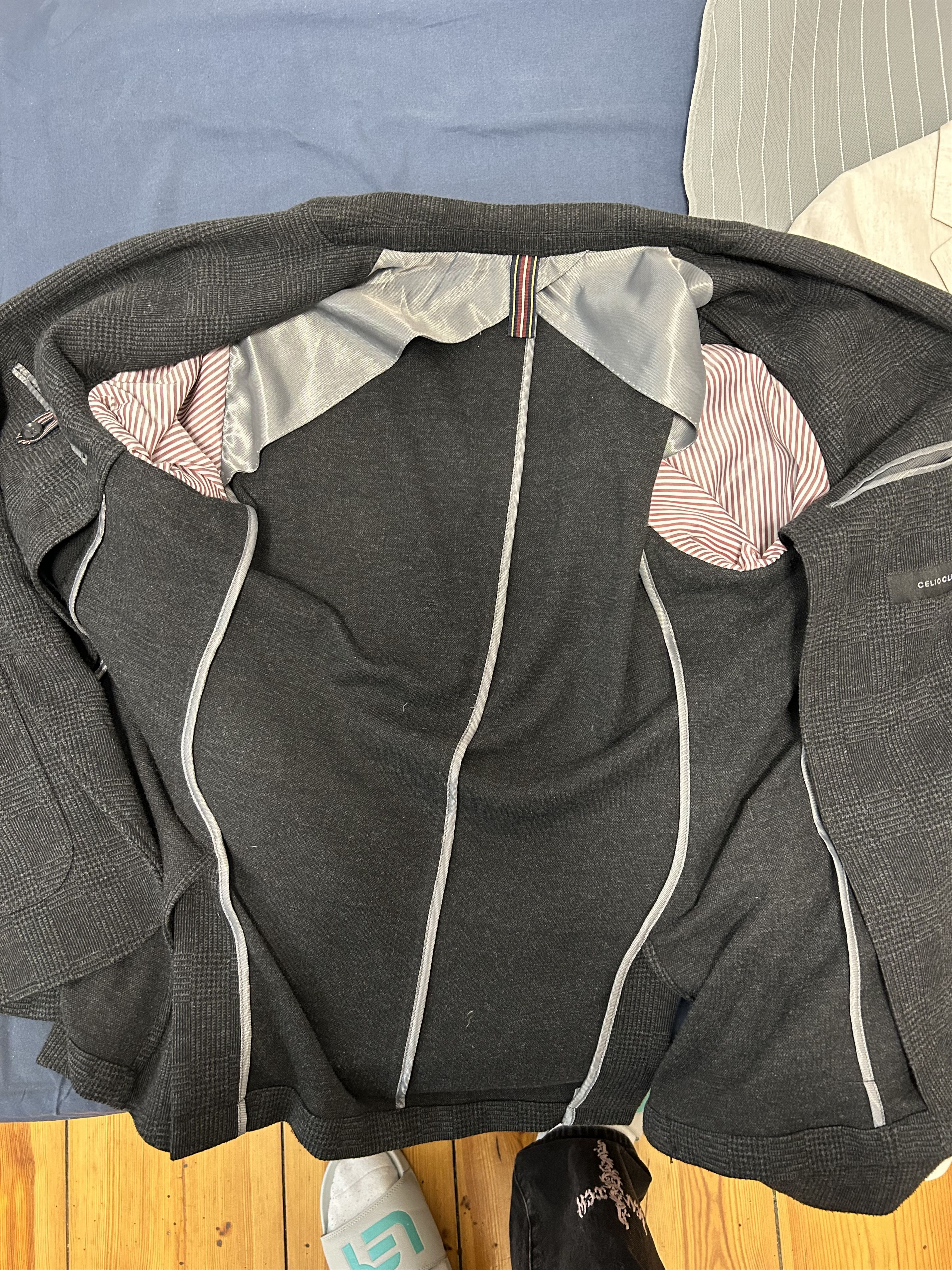 Celio Celio Club Suit Jacket, dark gray, size L Size 40R - 8 Thumbnail
