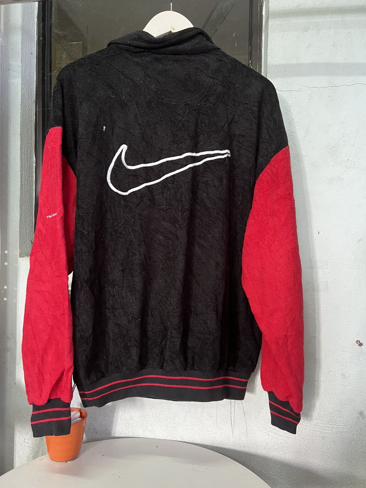 Nike × Vintage Vintage 90s Nike Half Zipper Size US M / EU 48-50 / 2 - 2 Thumbnail