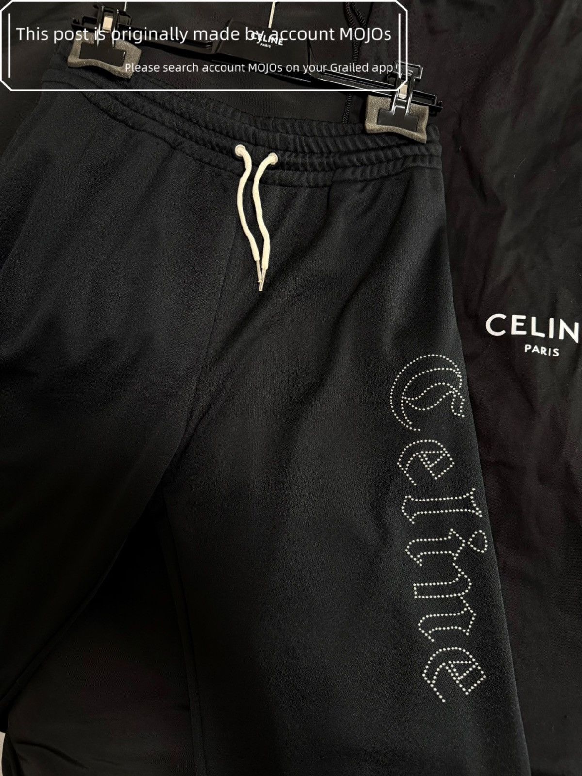 Celine Sz M Celine 22AW Rivet Logo Sweatpants mojos105154 Size US 32 / EU 48 - 4 Thumbnail