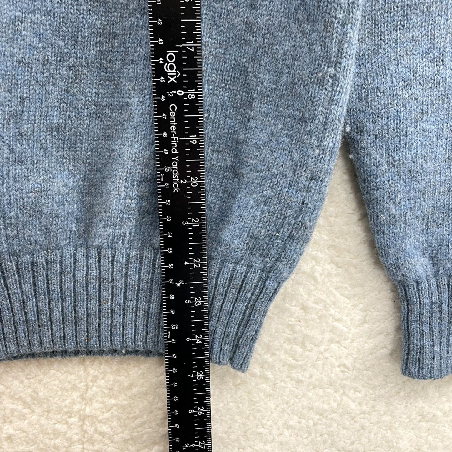 Vintage VINTAGE Koilmorrey 100% Wool Sweater Women S/M Blue Fair Isle Nordic 80s UK 1980s Mens Womens Size S / US 4 / IT 40 - 5 Thumbnail