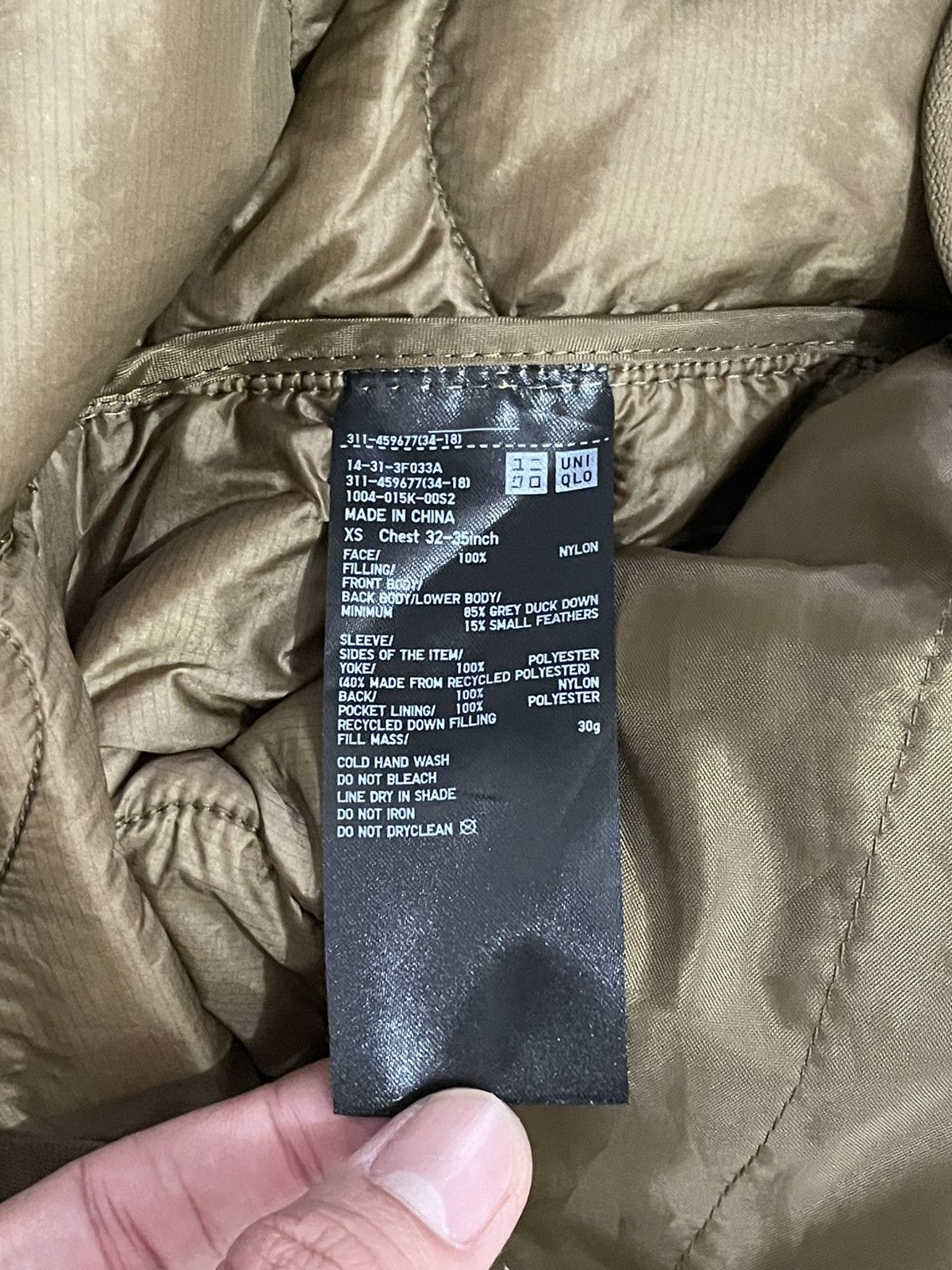 Uniqlo × White Mountaineering Down jacket white mountaineering Size US L / EU 52-54 / 3 - 5 Thumbnail