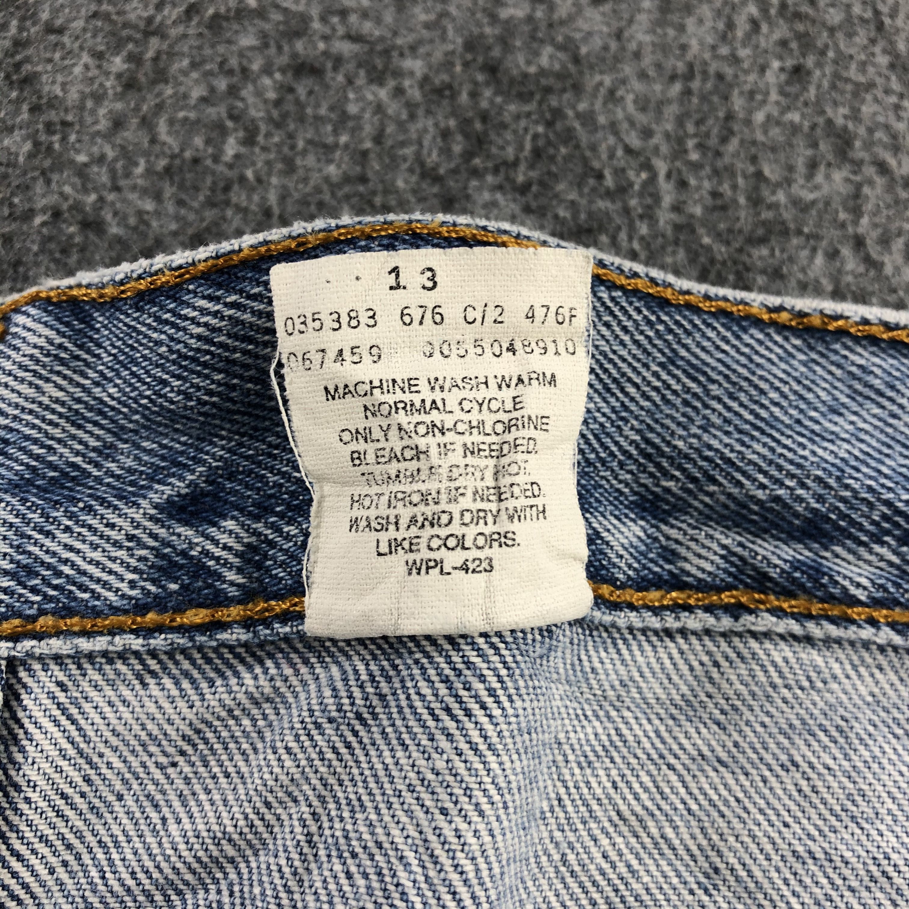 Levi's Vintage 90s Blue Wash Levis 550 Jeans-J2437 Size US 34 / EU 50 - 14 Thumbnail
