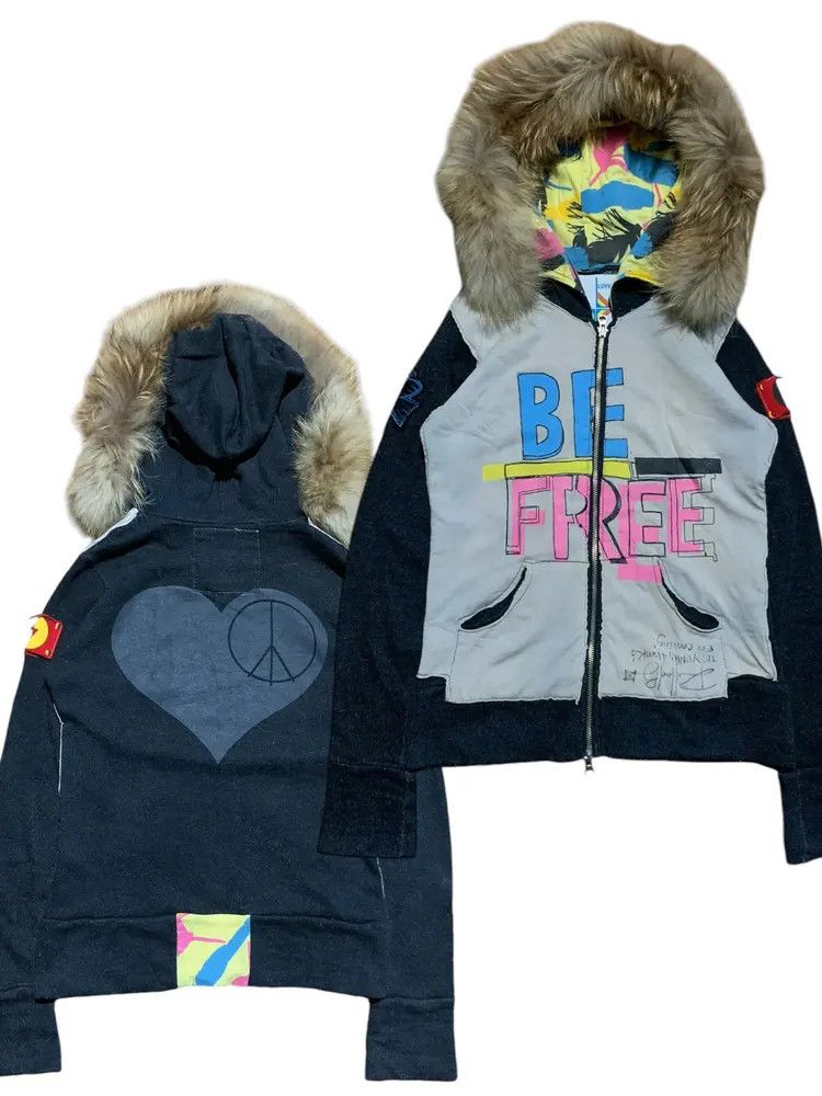 Rolland Berry Colur RBC reconstructed faux fur hoodie LBG style Size US S / EU 44-46 / 1 - 2 Thumbnail