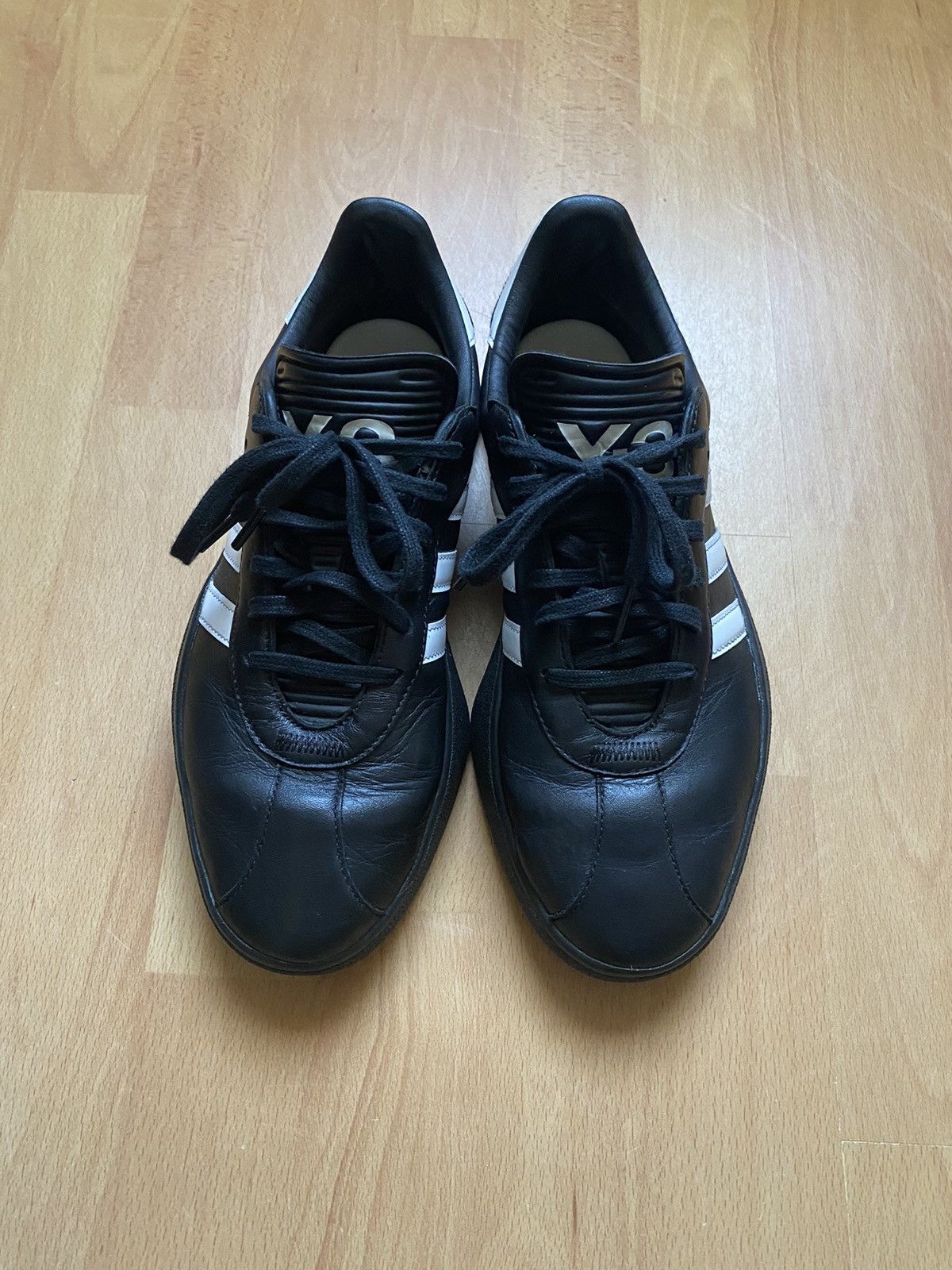 Adidas × Y-3 × Yohji Yamamoto Y3 Premium Leather Sneakers Size US 8.5 / EU 41-42 - 3 Thumbnail