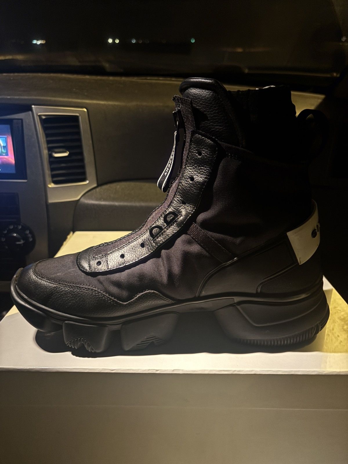 Givenchy Givenchy — JAW high sneakers in nylon and leather Size US 9.5 / EU 42-43 - 18 Thumbnail