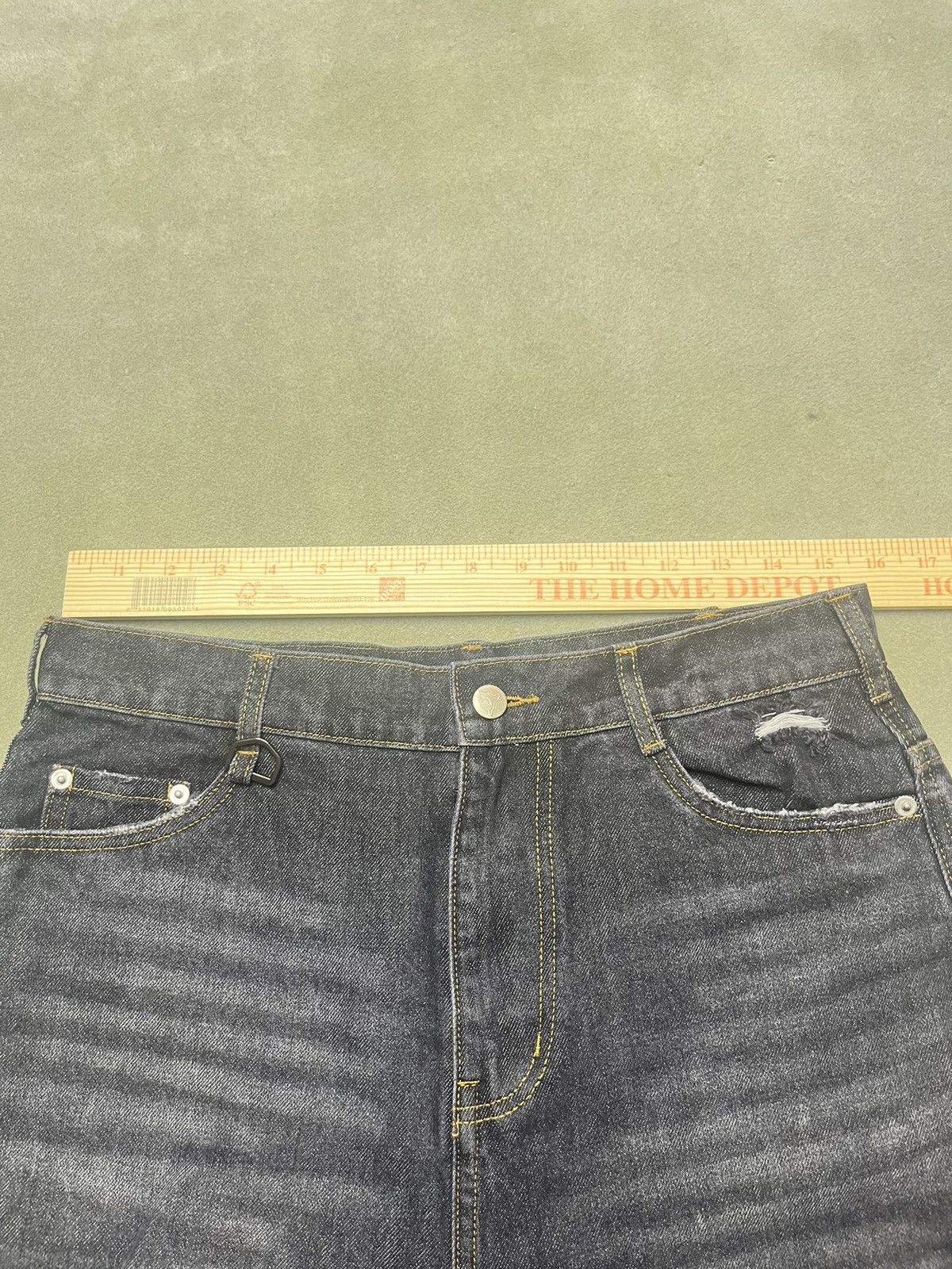 Other Ditch Vintage Flared Distressed Denim Size US 32 / EU 48 - 6 Thumbnail