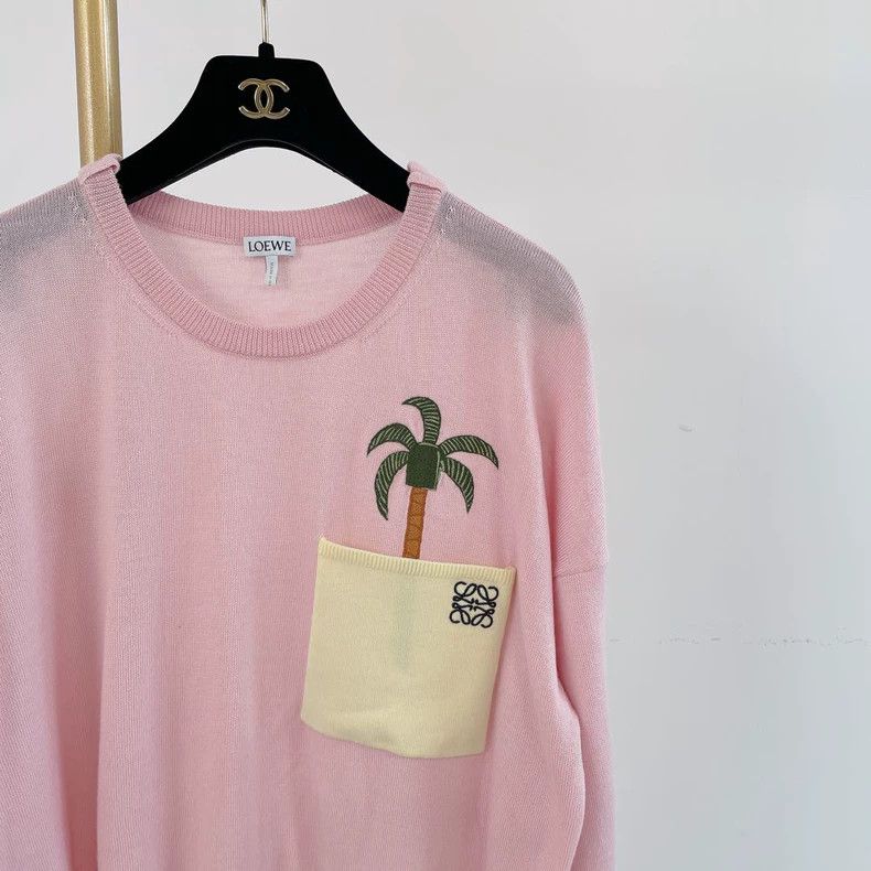 Loewe LOEWE Pink knit top Size S / US 4 / IT 40 - 3 Thumbnail