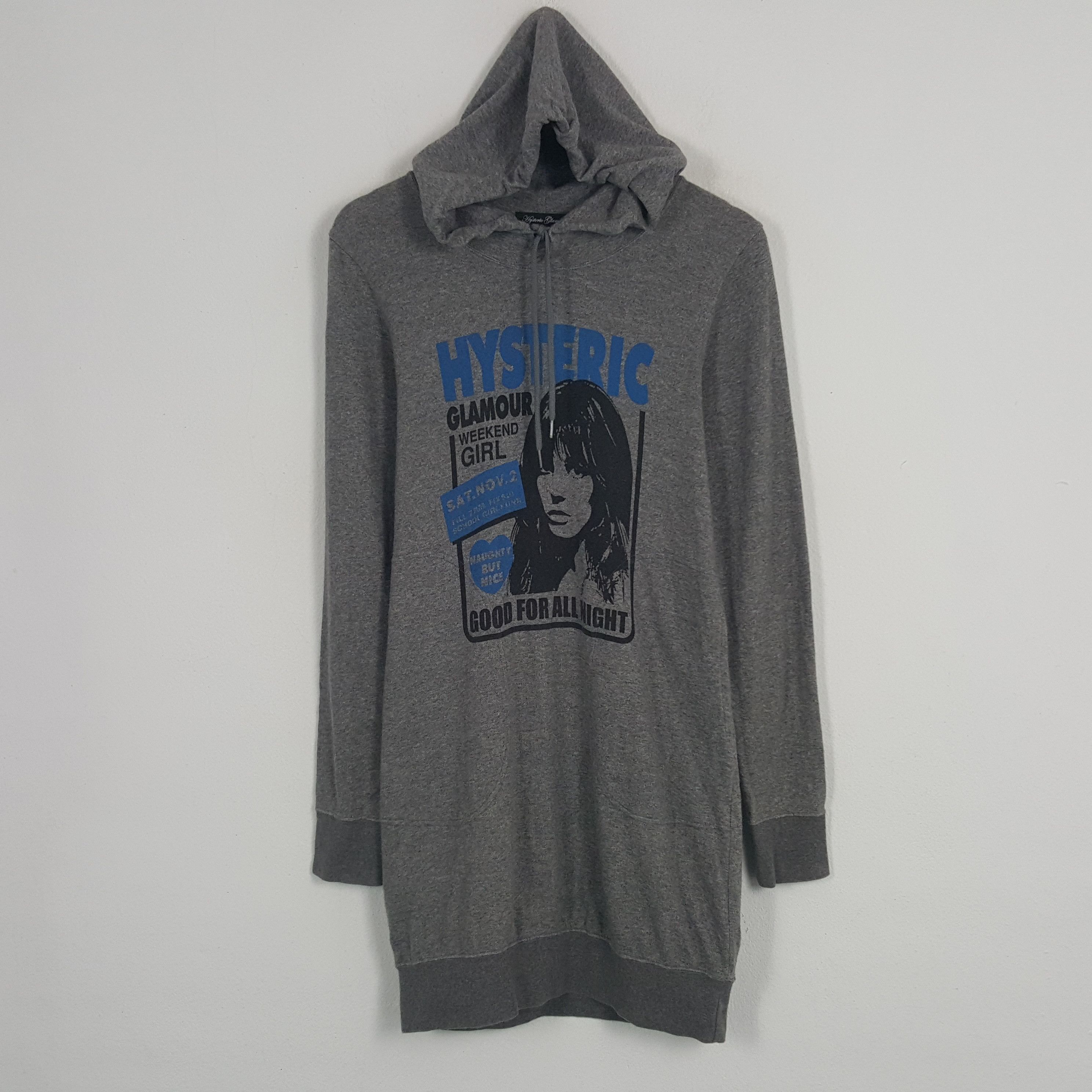 Hysteric Glamour × Japanese Brand × Vintage Vintage Hysteric Glamour Long Sweatshirt Hoodies Size US XS / EU 42 / 0 - 1 Thumbnail