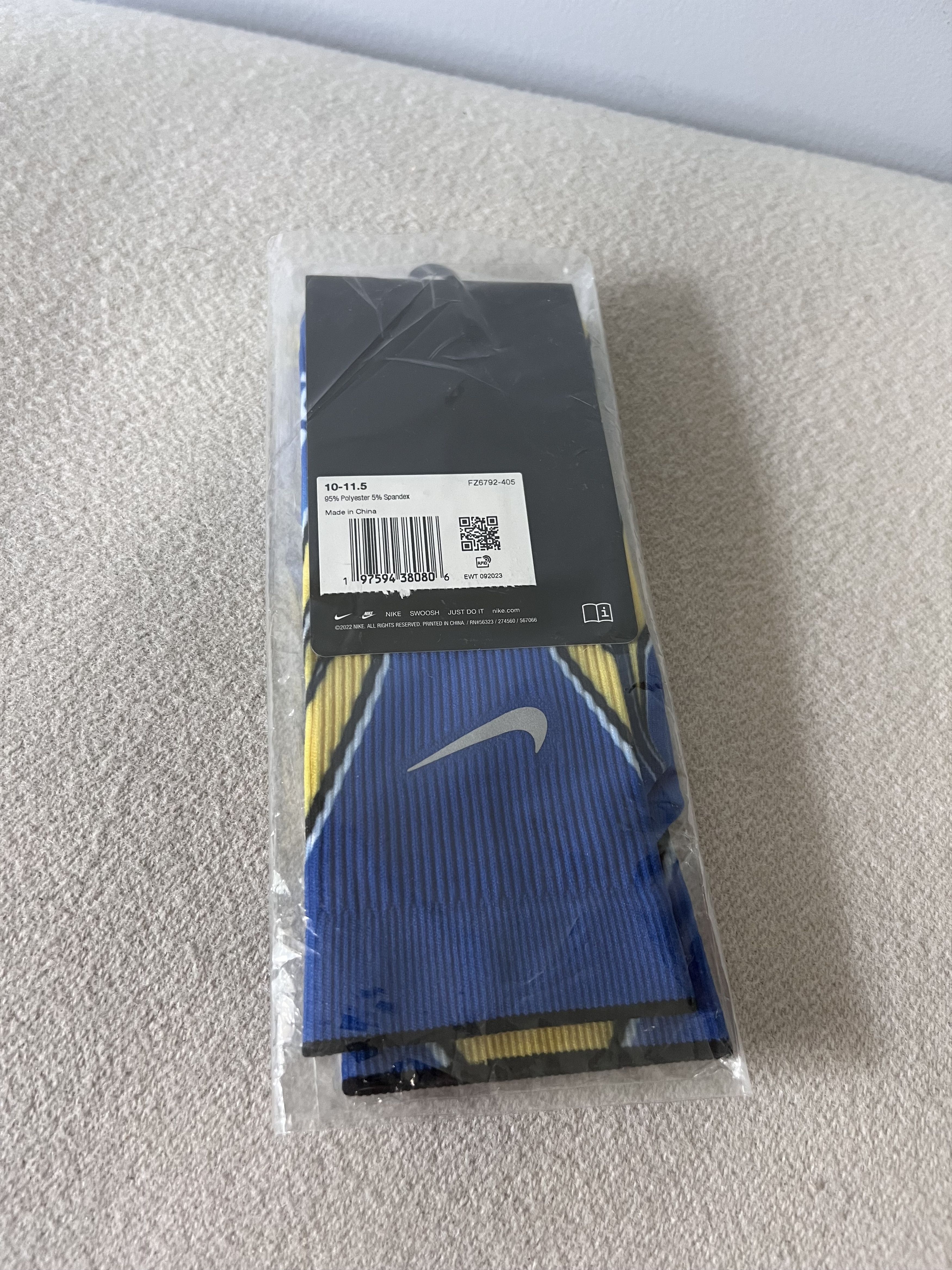 Nike × Supreme Supreme Nike Spark Crew Socks in Blue Size ONE SIZE - 3 Thumbnail