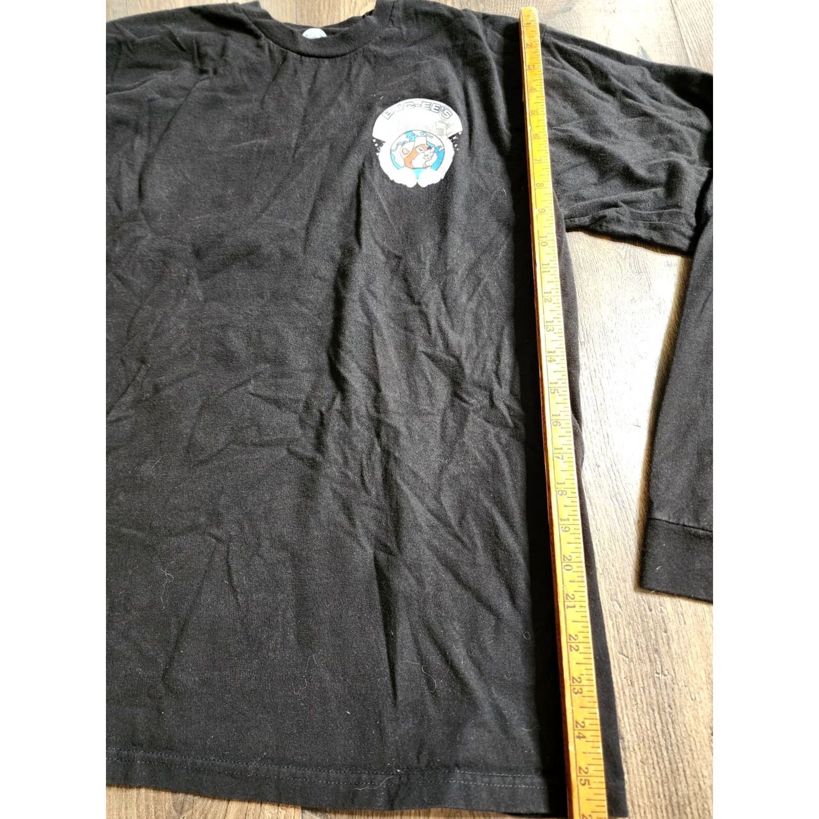 Doublet Bucees T-Shirt Moon Space Astronaut Adult M Black 100% Cotton Long Sleeve Crew Neck Logo Vintage No Size US M / EU 48-50 / 2 - 3 Thumbnail