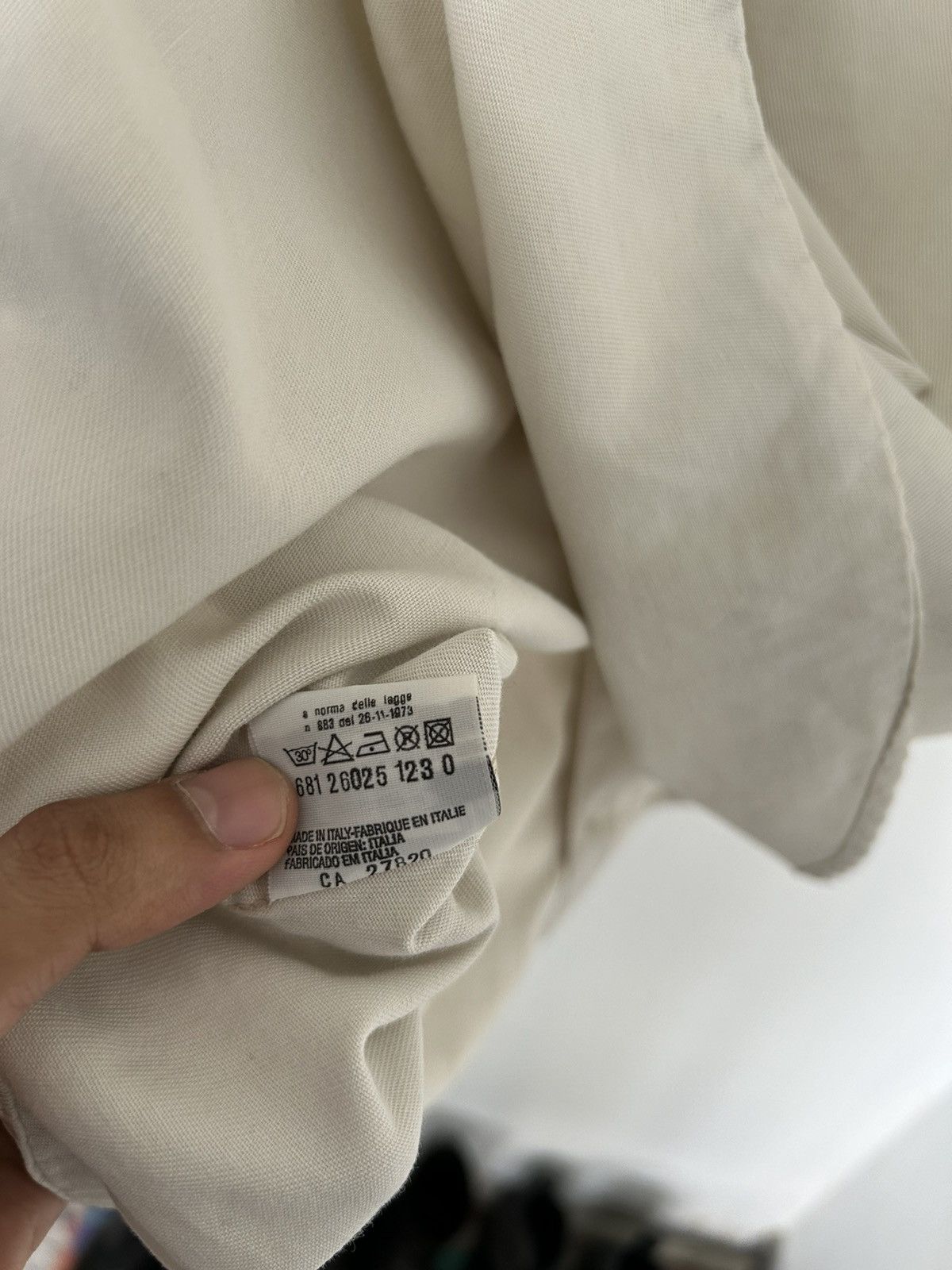 Helmut Lang Ss96 archive contrast colorblock cotton canvas workshirt Size US L / EU 52-54 / 3 - 12 Thumbnail