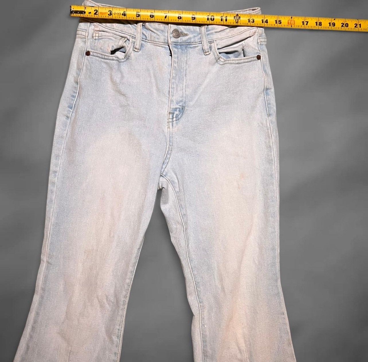Celio Light wash flare jeans Size 36" / US 14 / IT 50 - 3 Thumbnail