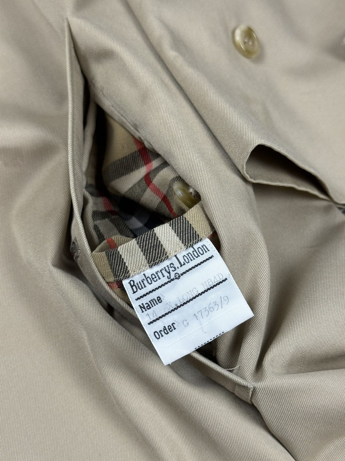 Burberry × Vintage Vintage trench coat Burberry original luxury streetwear item Size M / US 6-8 / IT 42-44 - 5 Thumbnail