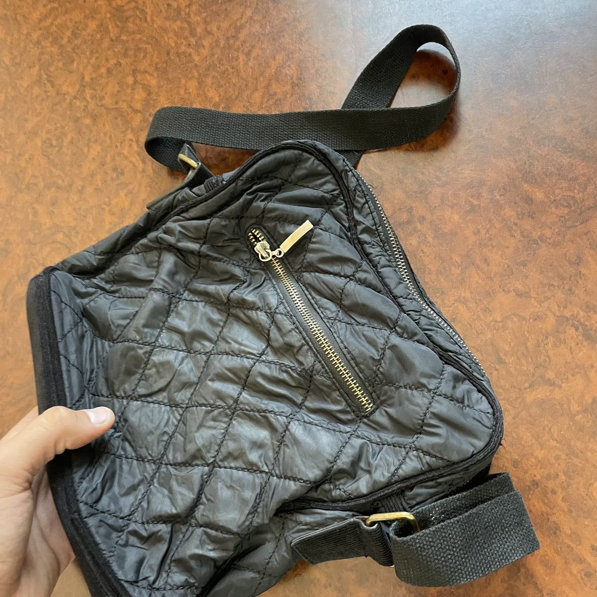 Barbour × If Six Was Nine × Japanese Brand 90s Barbour black bag old money luxury chrome punk mercer Size ONE SIZE - 3 Thumbnail