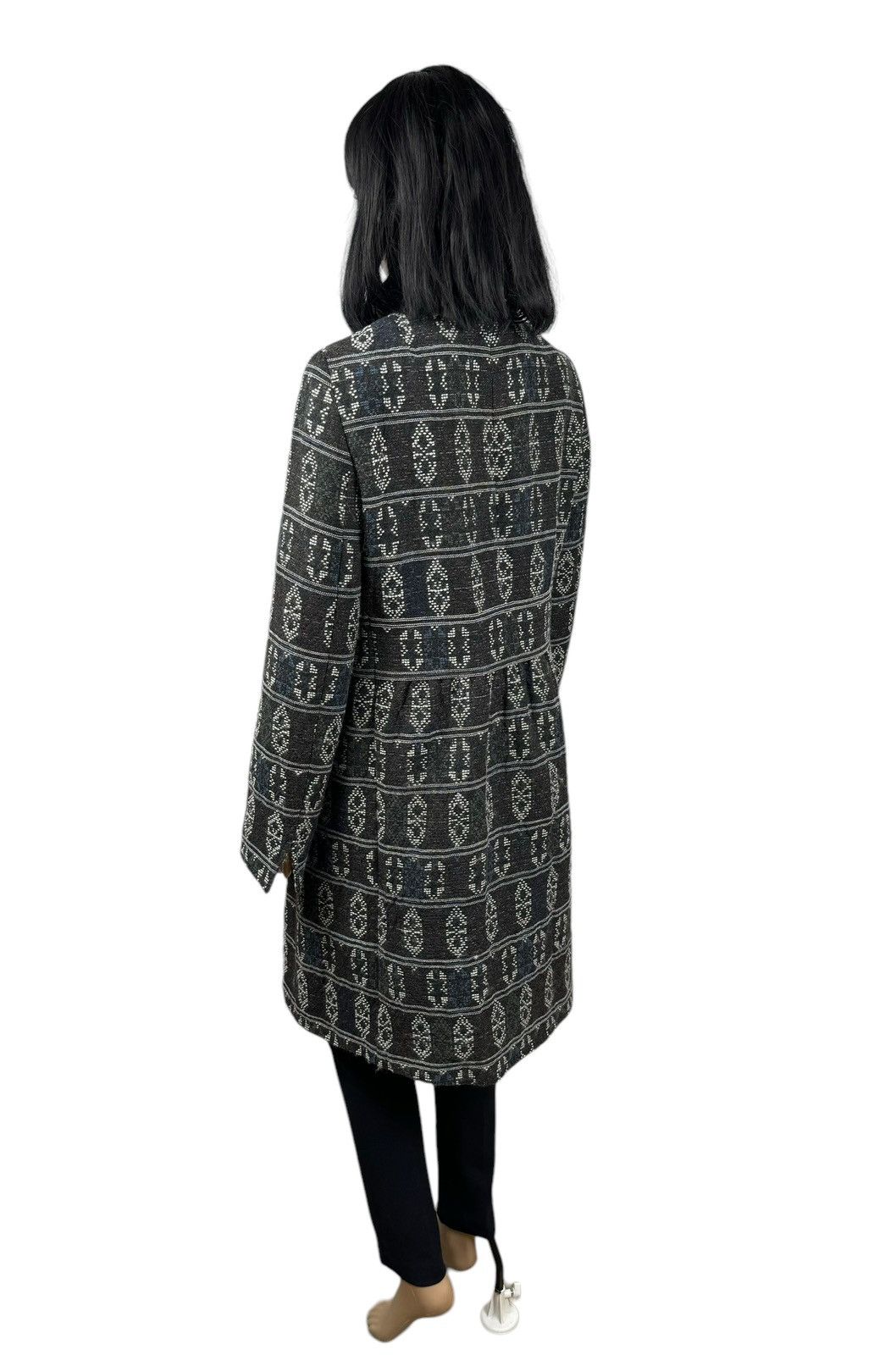 Akris Akris Punto Knit Wool-Viscose Coat Ornament Printed Size XL / US 12-14 / IT 48-50 - 9 Thumbnail