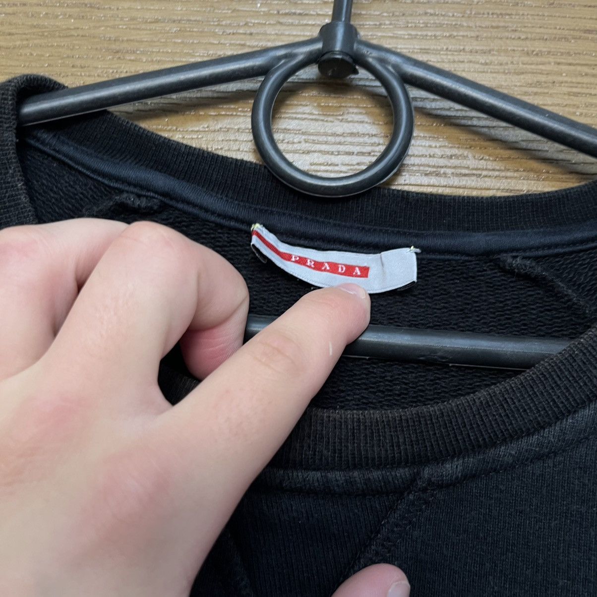 Prada Prada Sweatshirt Red Tab Size US XL / EU 56 / 4 - 5 Thumbnail