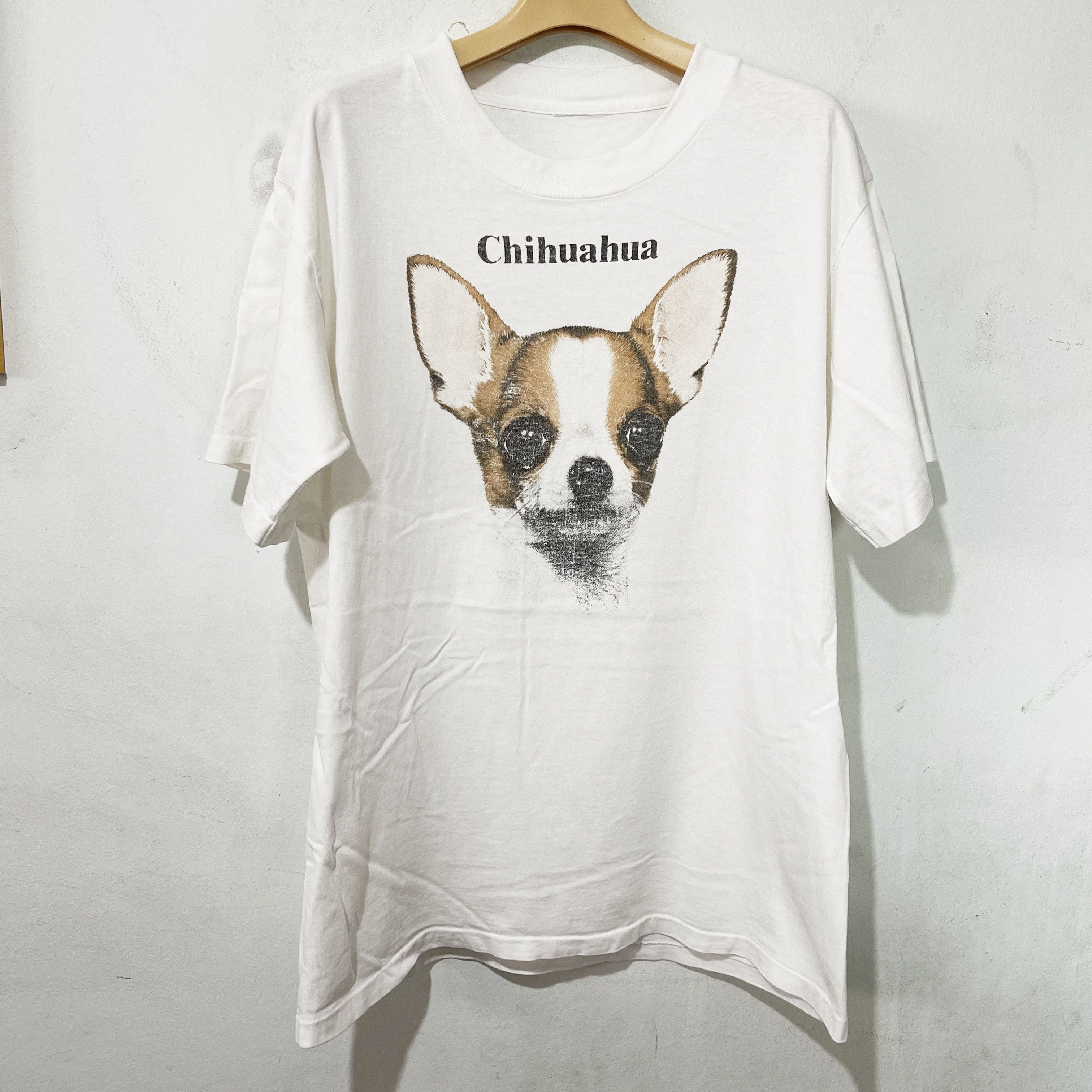 Vintage Vintage 90s Chihuahua T-Shirt Size US M / EU 48-50 / 2 - 1 Thumbnail