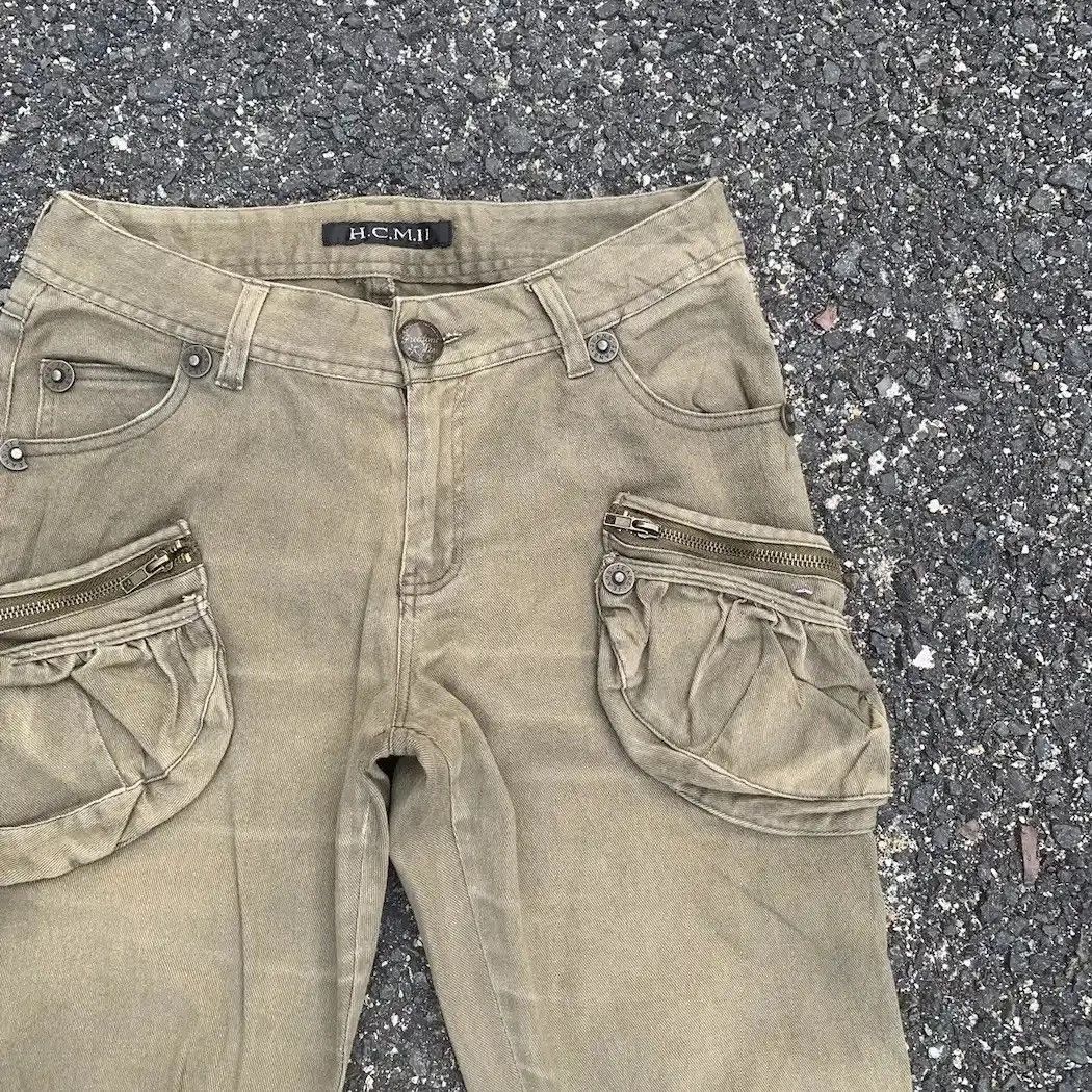 Hysteric Glamour 💥STEALS💥 3D POCKET UTILITY JAPANESE VINTAGE TROUSERS CARGO Size US 27 - 5 Thumbnail