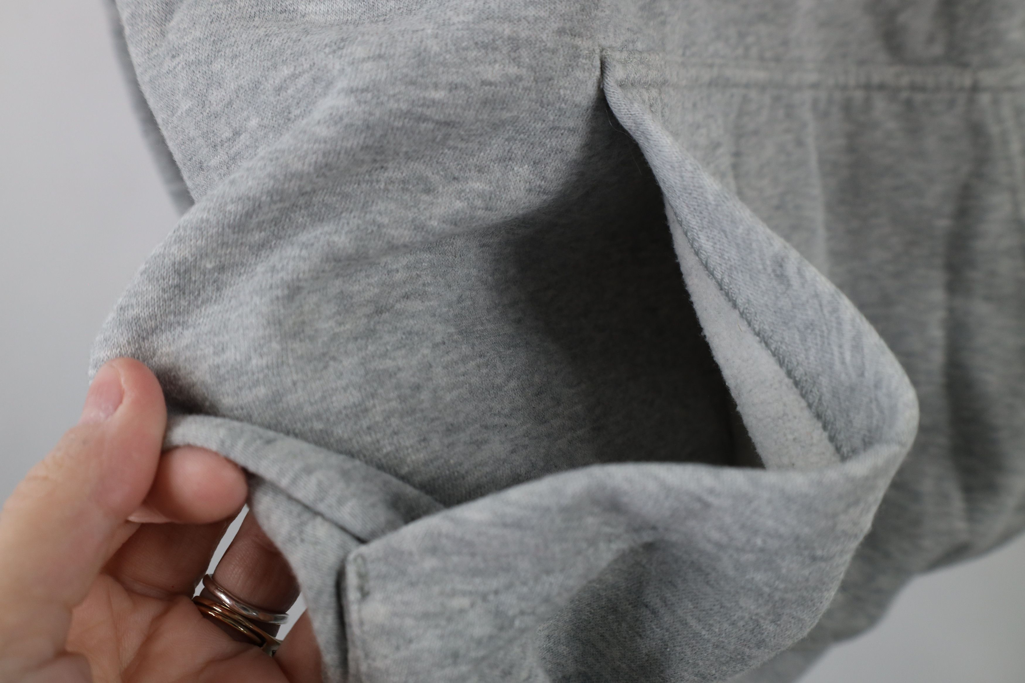 Adidas × Vintage Vintage Adidas Spell Out Striped Hoodie Sweatshirt Gray Size US L / EU 52-54 / 3 - 8 Thumbnail