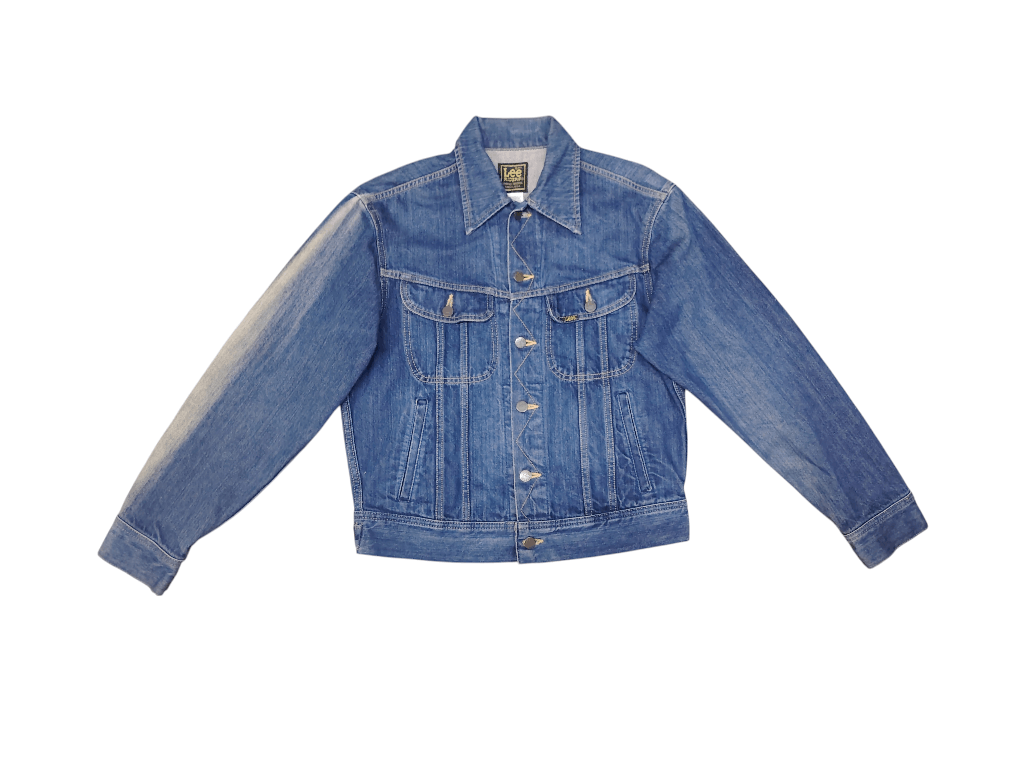 Lee Lee jacket denim faded Size US M / EU 48-50 / 2 - 2 Thumbnail