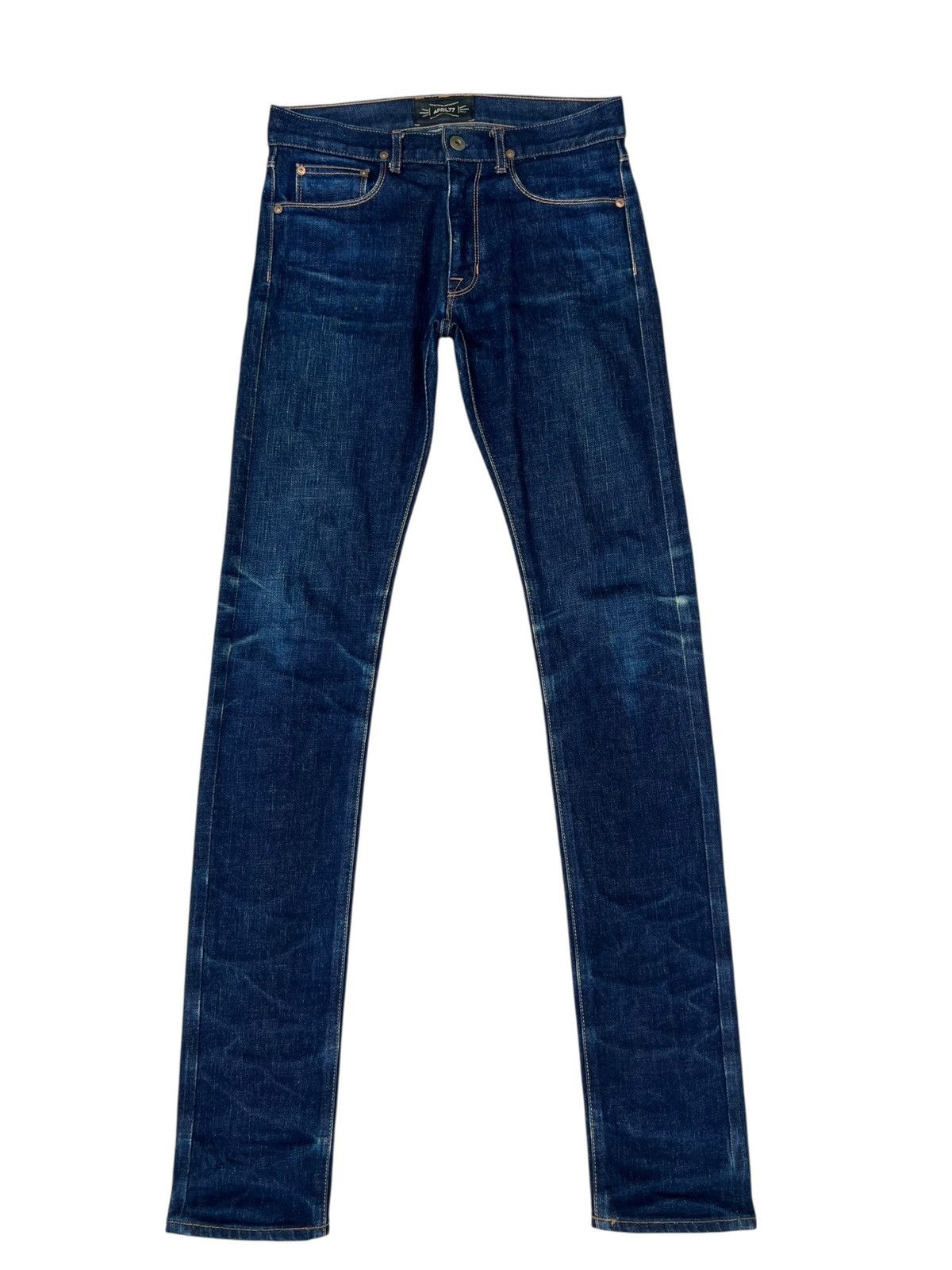 Ageing Faded Distress Denim April 77 Joey-Raw Selvage Jeans