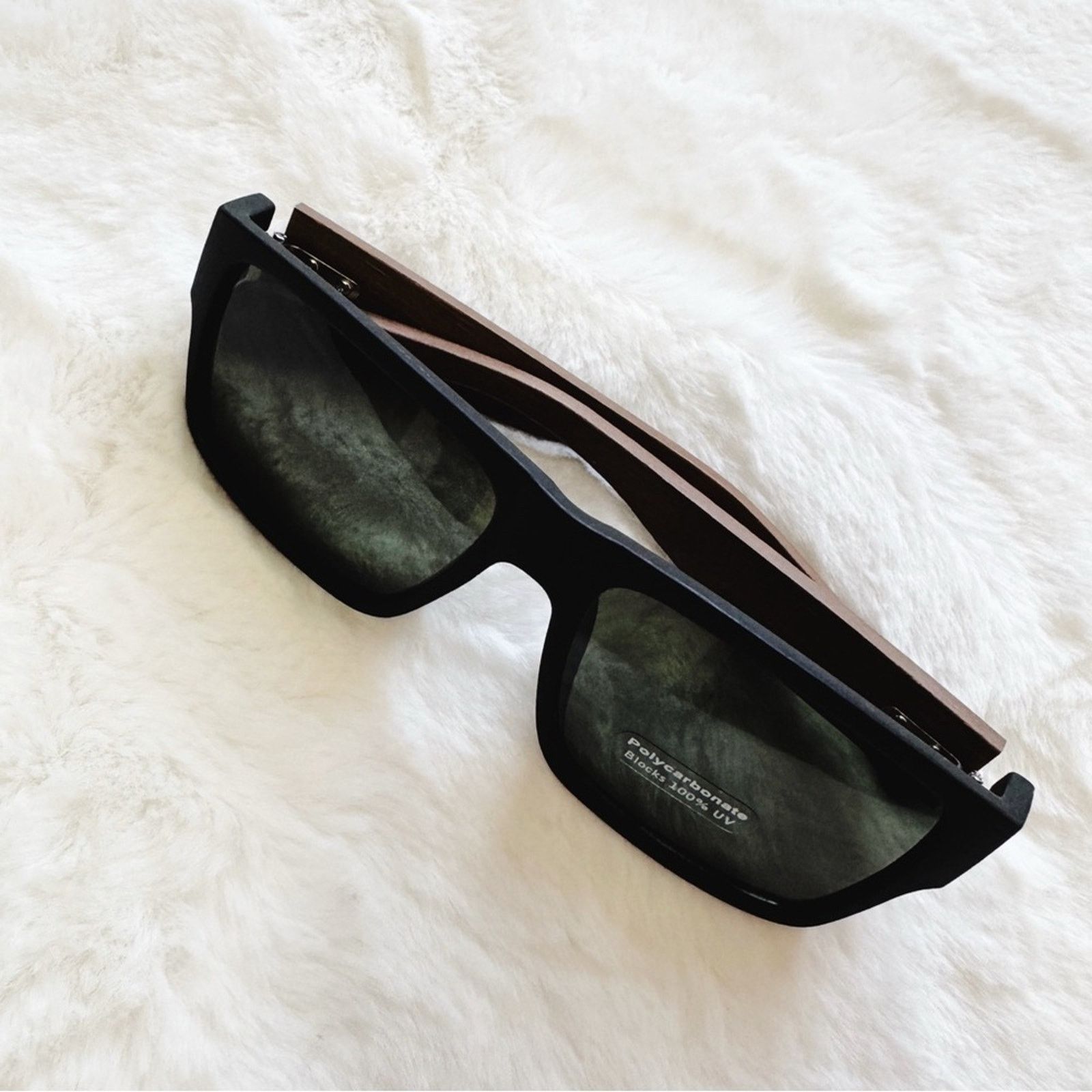 Other Jensen Black & Dark Wood Sunglasses Size ONE SIZE - 4 Thumbnail