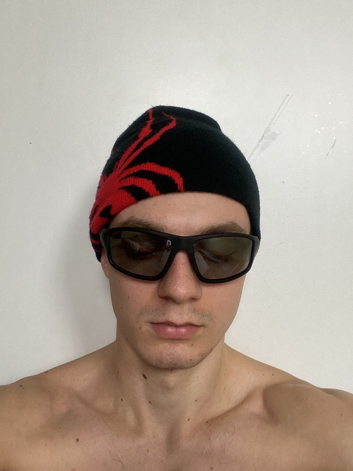 Japanese Brand × Vintage Vintage Y2K Spider Web Beanie Hat 🕸️ Size ONE SIZE - 8 Thumbnail