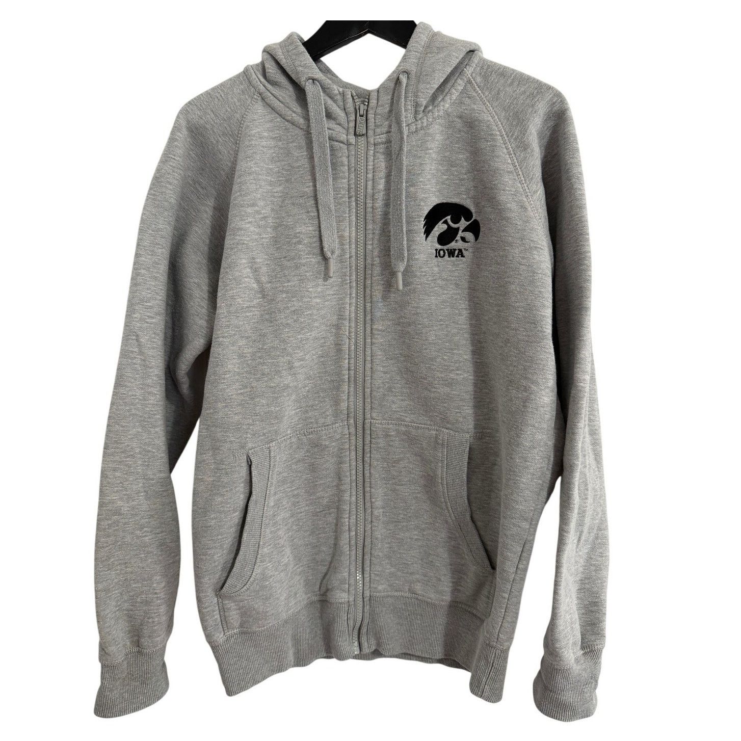 Antigua University of Iowa Hawkeyes Gray Full-Zip Hoodie Size Medium Size US M / EU 48-50 / 2 - 1 Thumbnail
