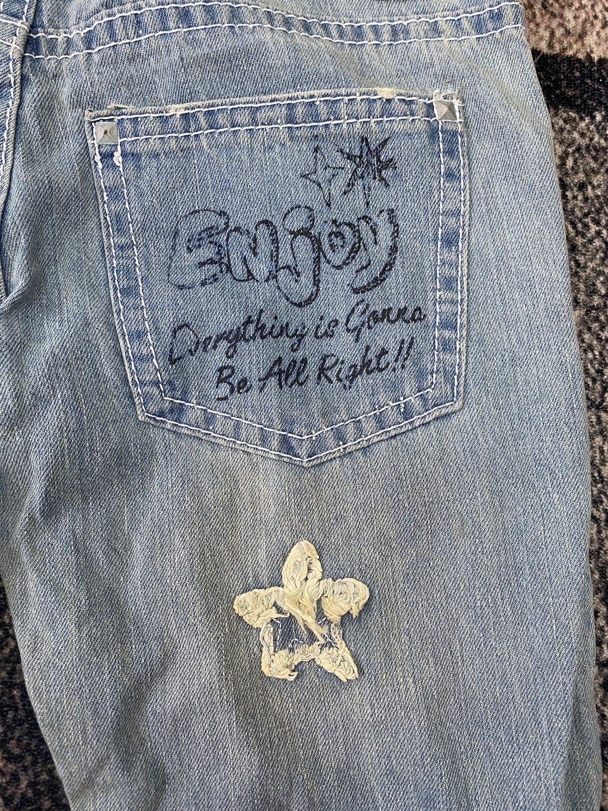 Japanese Brand Japanese Brand Bluemoon Blue Jeans 1993 Are You Ready ?! Size 30" / US 8 / IT 44 - 9 Thumbnail