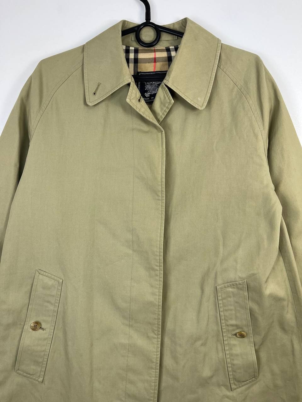 Burberry Vintage Burberrys Trench Coat Made in England Nova Check L Size US L / EU 52-54 / 3 - 2 Thumbnail